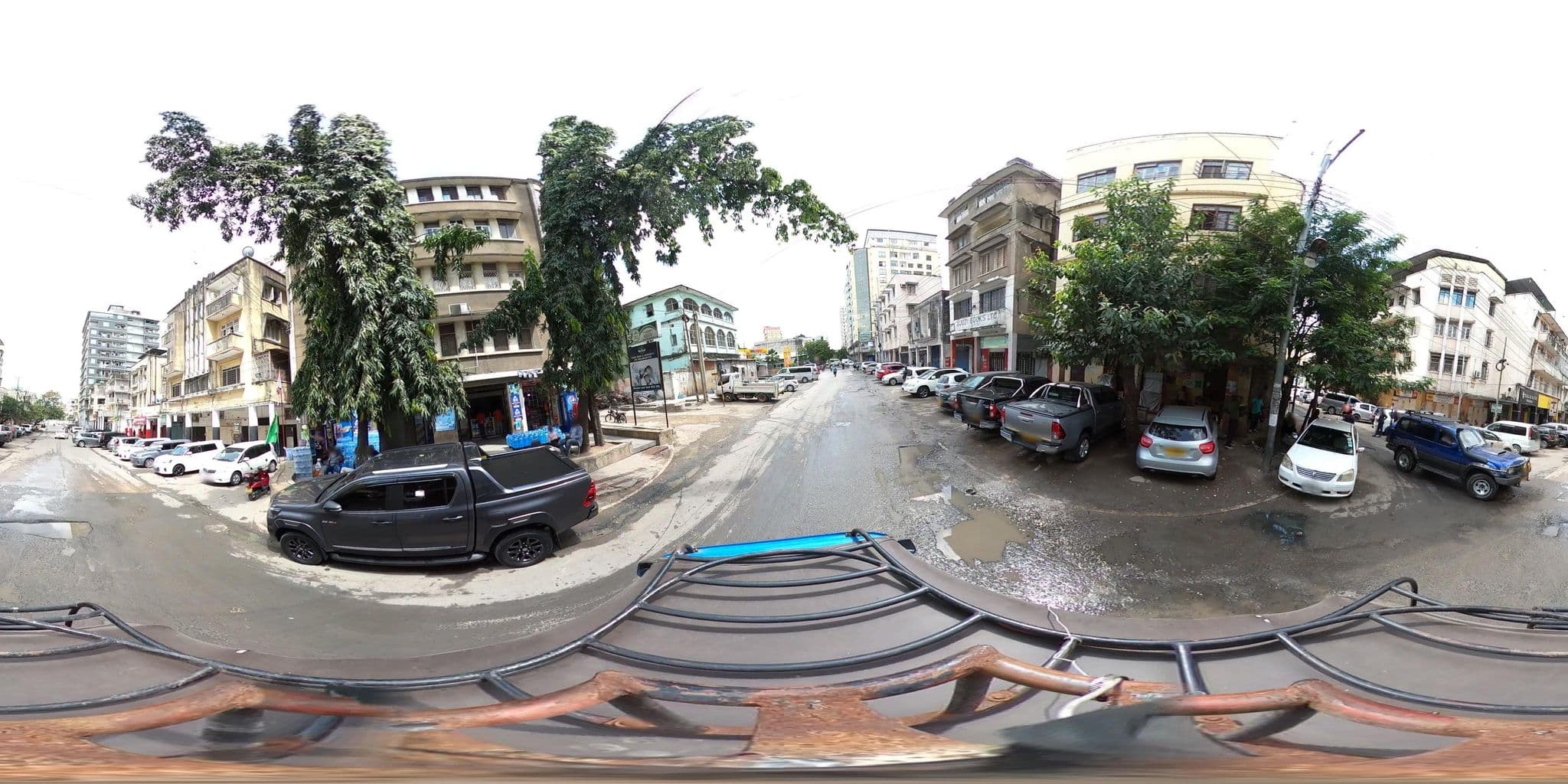 Street view near Econo Lodge, Dar es Salaam — © OMDTZ1 (CC BY-SA · Mapillary)