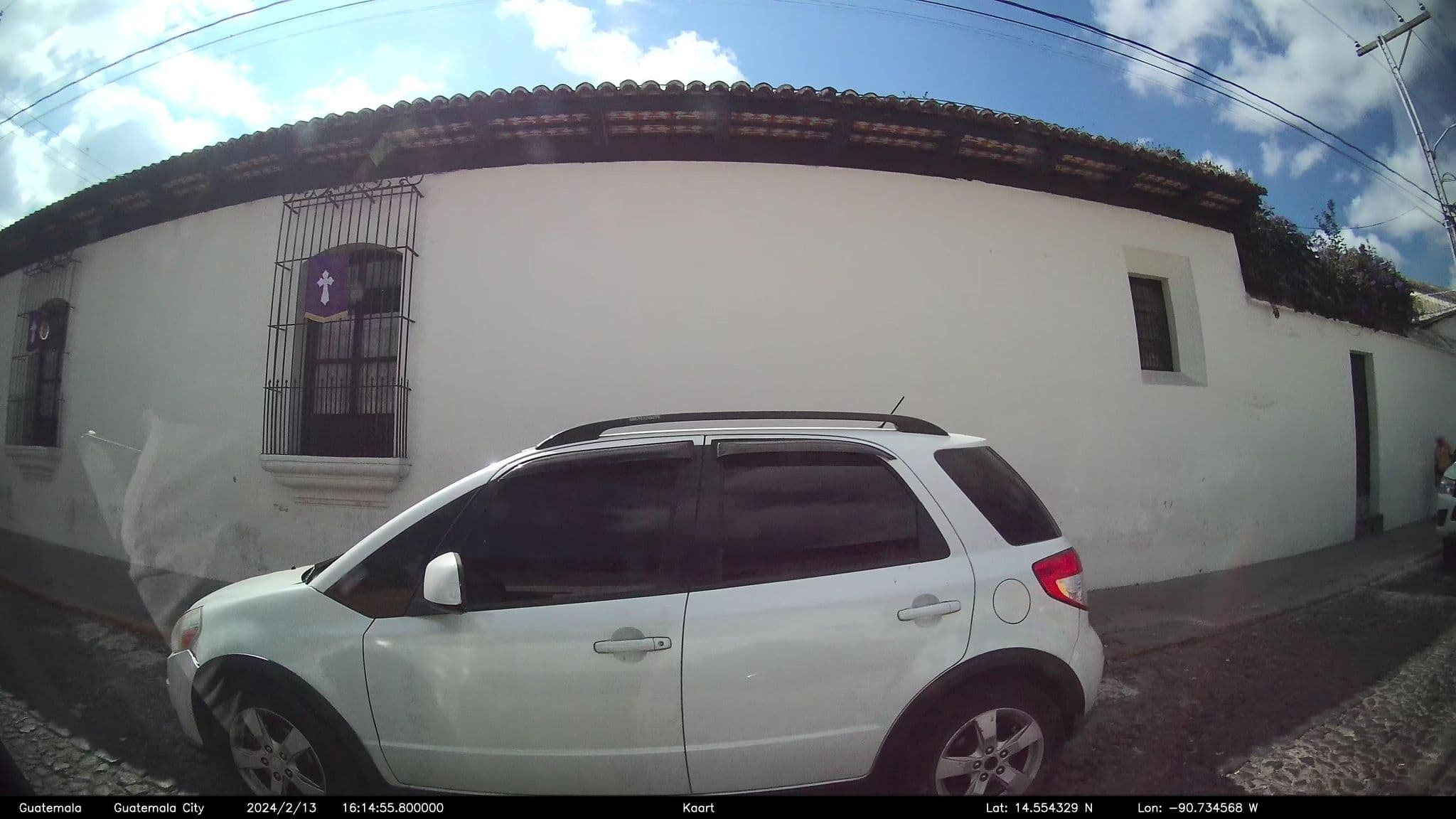 Street view near Hotel Meson del Valle Antigua, Guatemala, Antigua Guatemala — © kaart_2 (CC BY-SA · Mapillary)