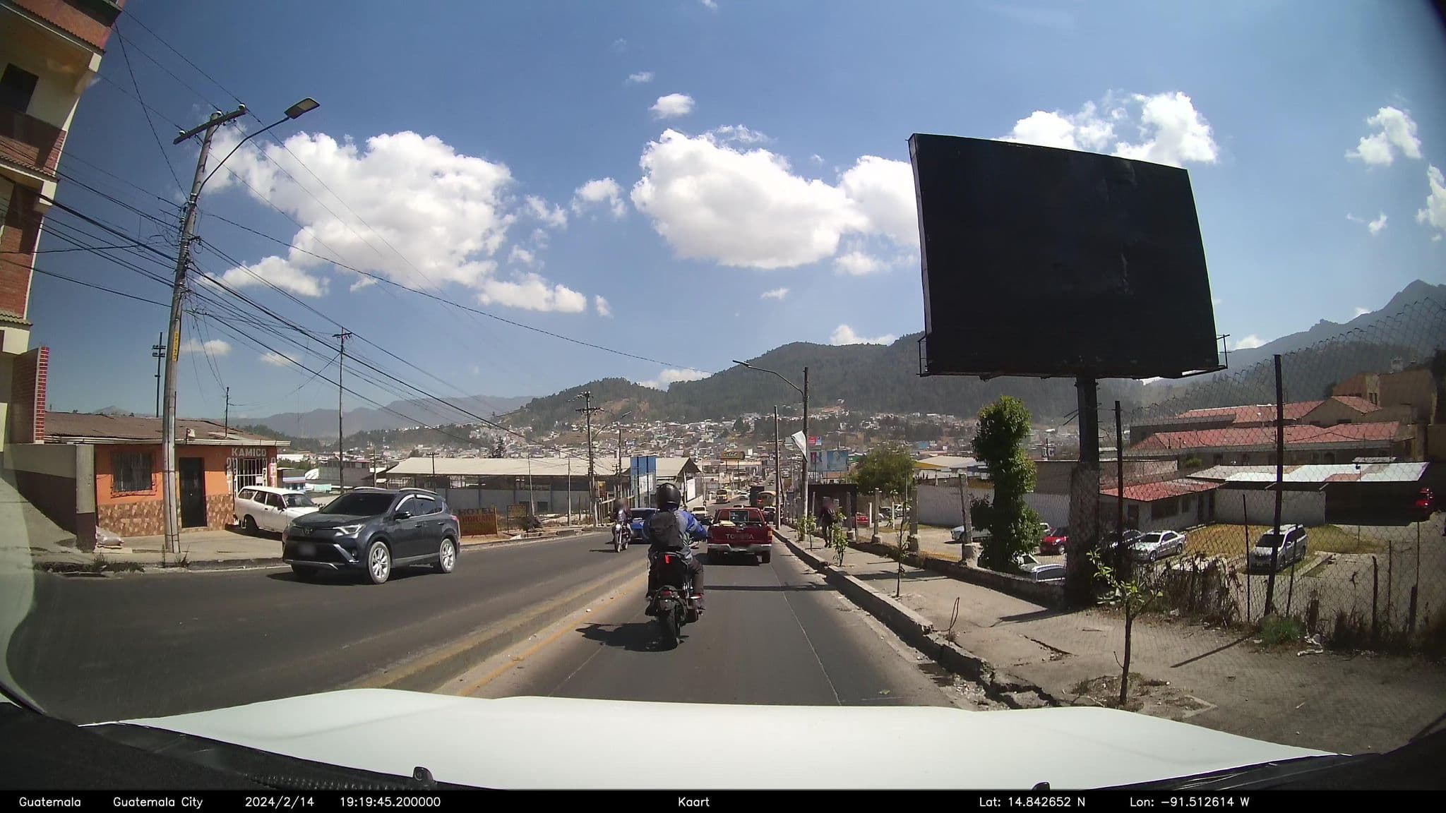 Street view near Hotel Cuesta Real, Quetzaltenango — © kaart_2 (CC BY-SA · Mapillary)
