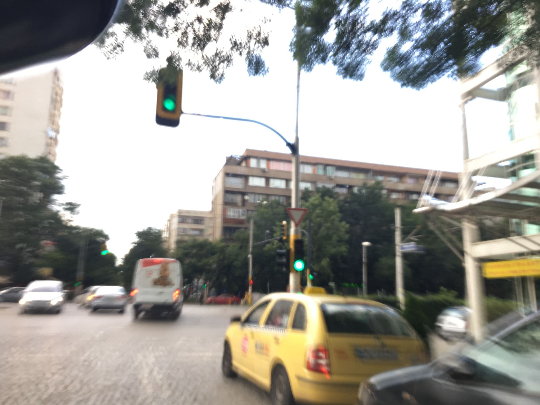 Street view near Hotel Mostel, Sofia — © herepasofia (CC BY-SA · Mapillary)