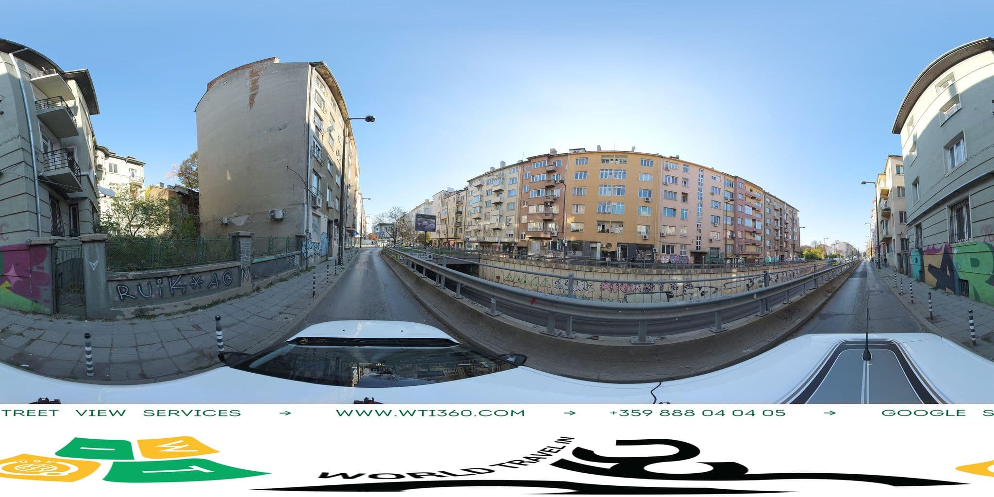 Street view near Cozy Chic Apartment, Sofia — © WTI360 (CC BY-SA · Mapillary)