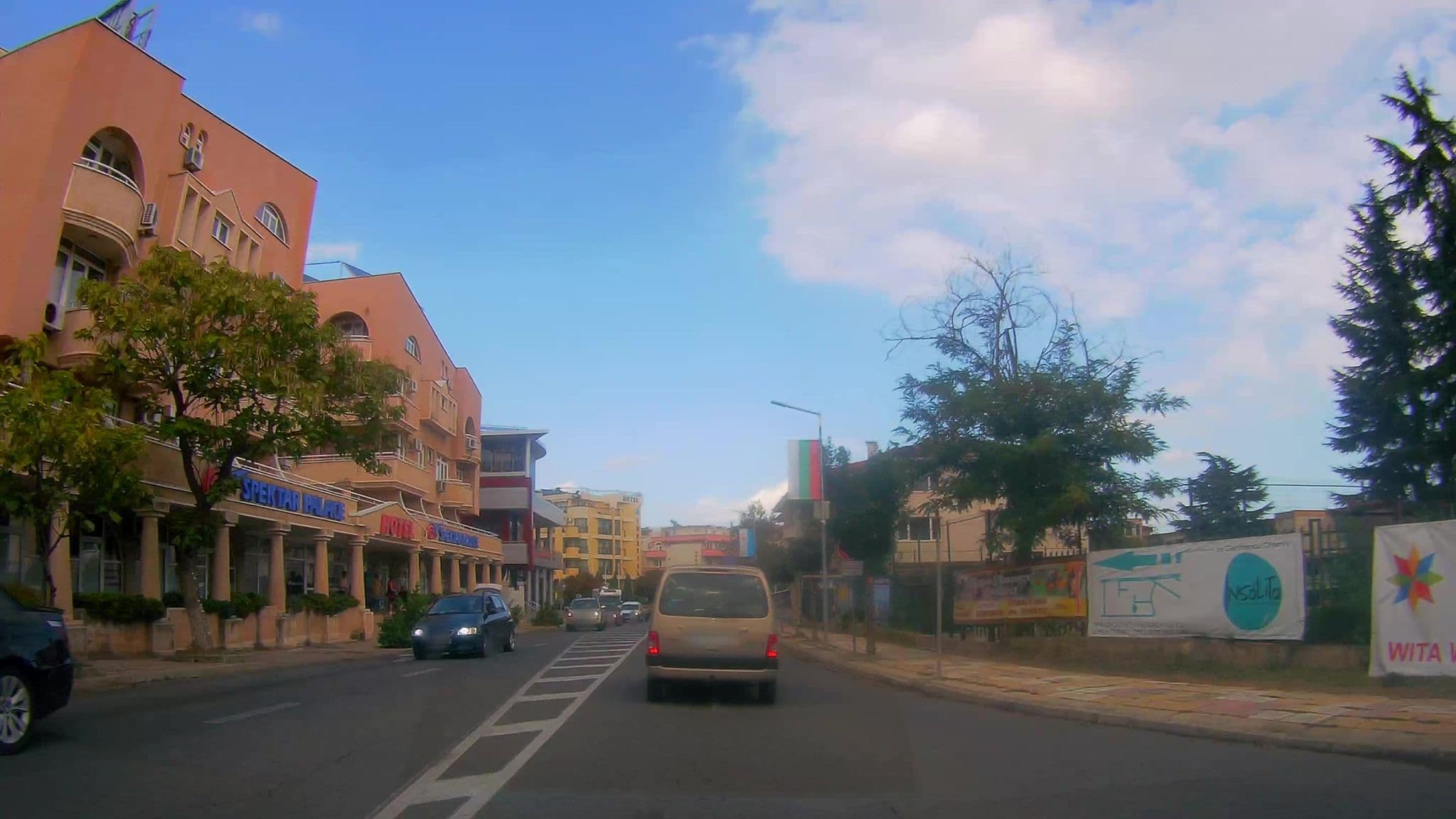 Street view near Spektar Palace Hotel, Primorsko — © m_solodzhuk (CC BY-SA · Mapillary)