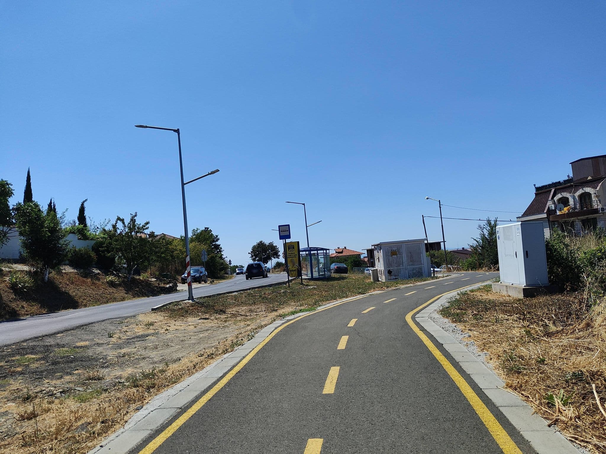 Street view near Hotel Romance, Sveti Vlas — © approksimator (CC BY-SA · Mapillary)