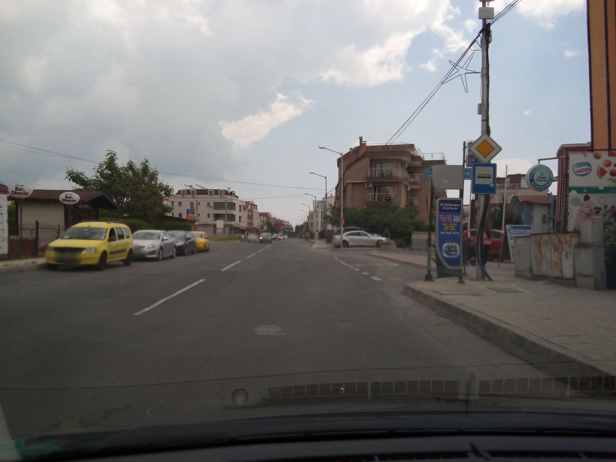 Street view near Family Beach Hotel "Elegance", Ravda — © micmin1972 (CC BY-SA · Mapillary)