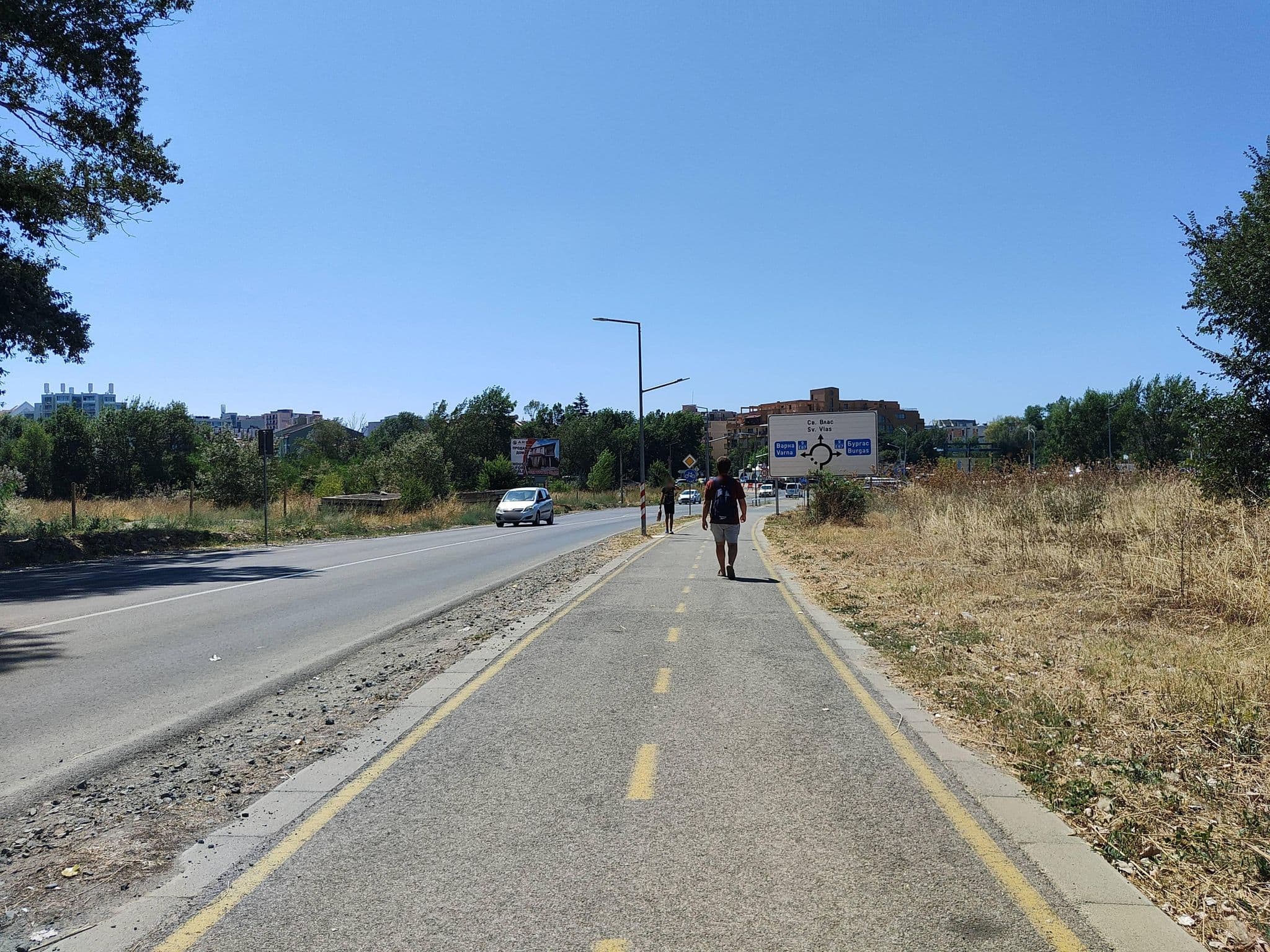 Street view near Петрови къщи, Sveti Vlas — © approksimator (CC BY-SA · Mapillary)