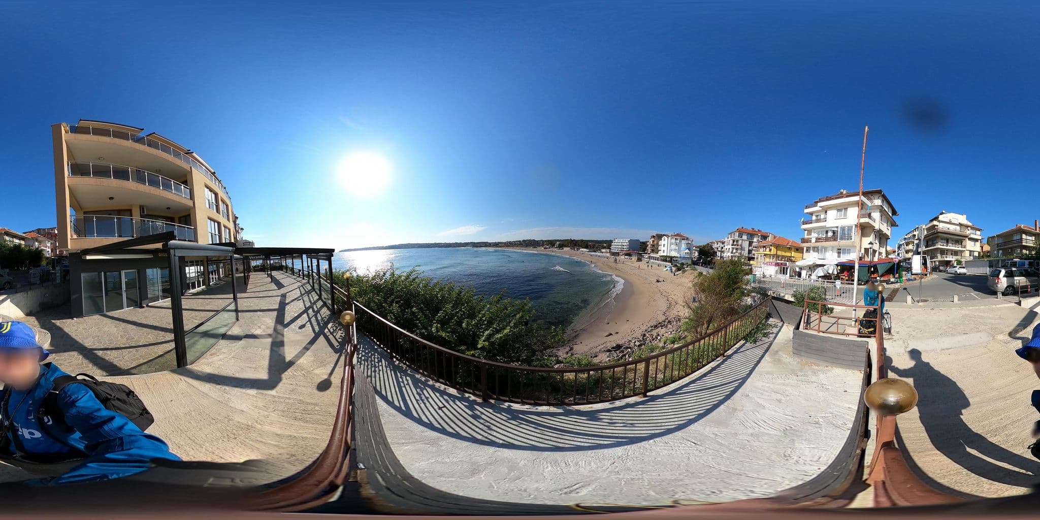 Street view near Къща за гости "Боруна" (Guest house Boruna) ***, Sozopol — © alexanderbtodorov (CC BY-SA · Mapillary)