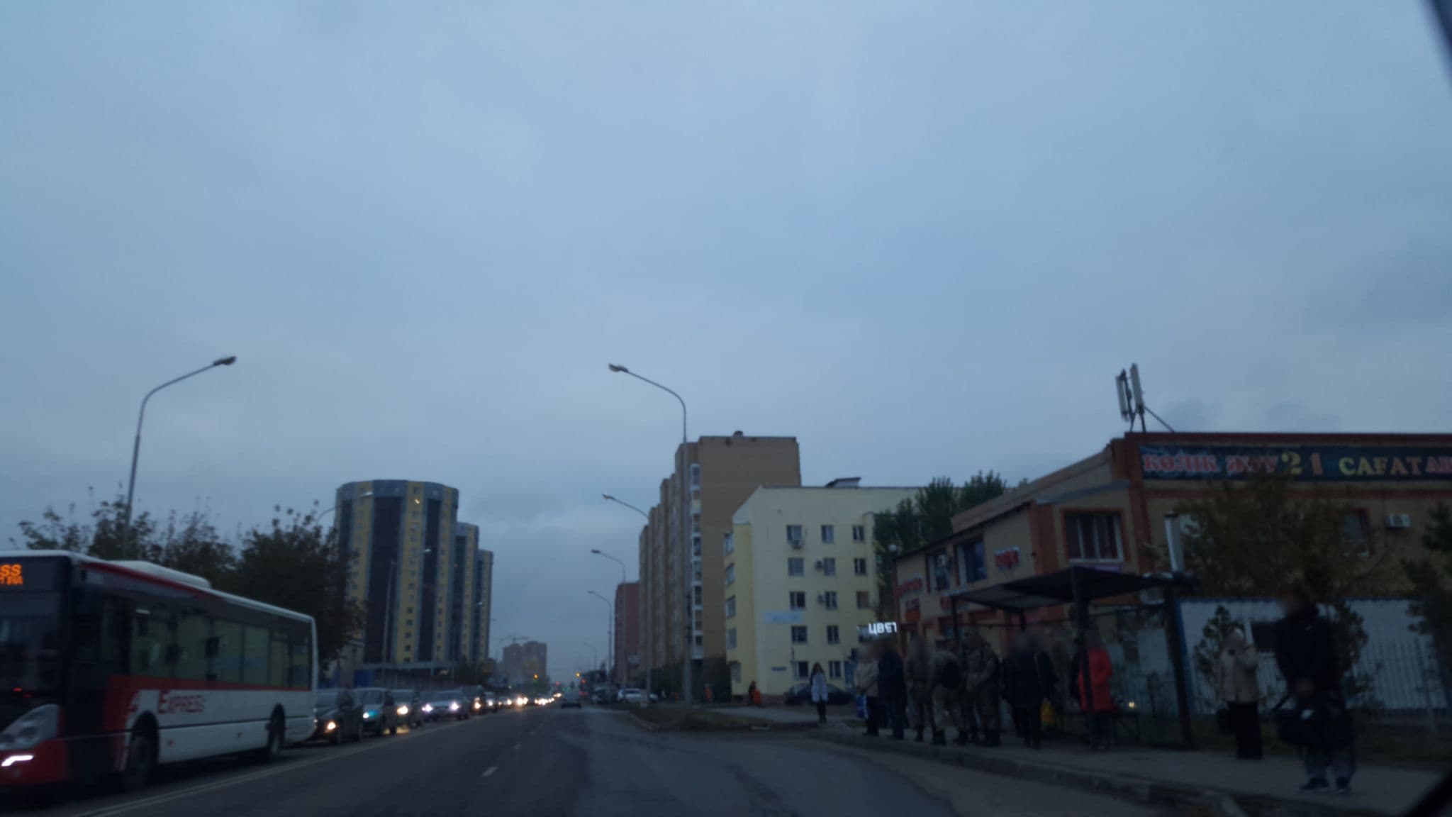 Street view near Satti, Astana — © alpamys (CC BY-SA · Mapillary)