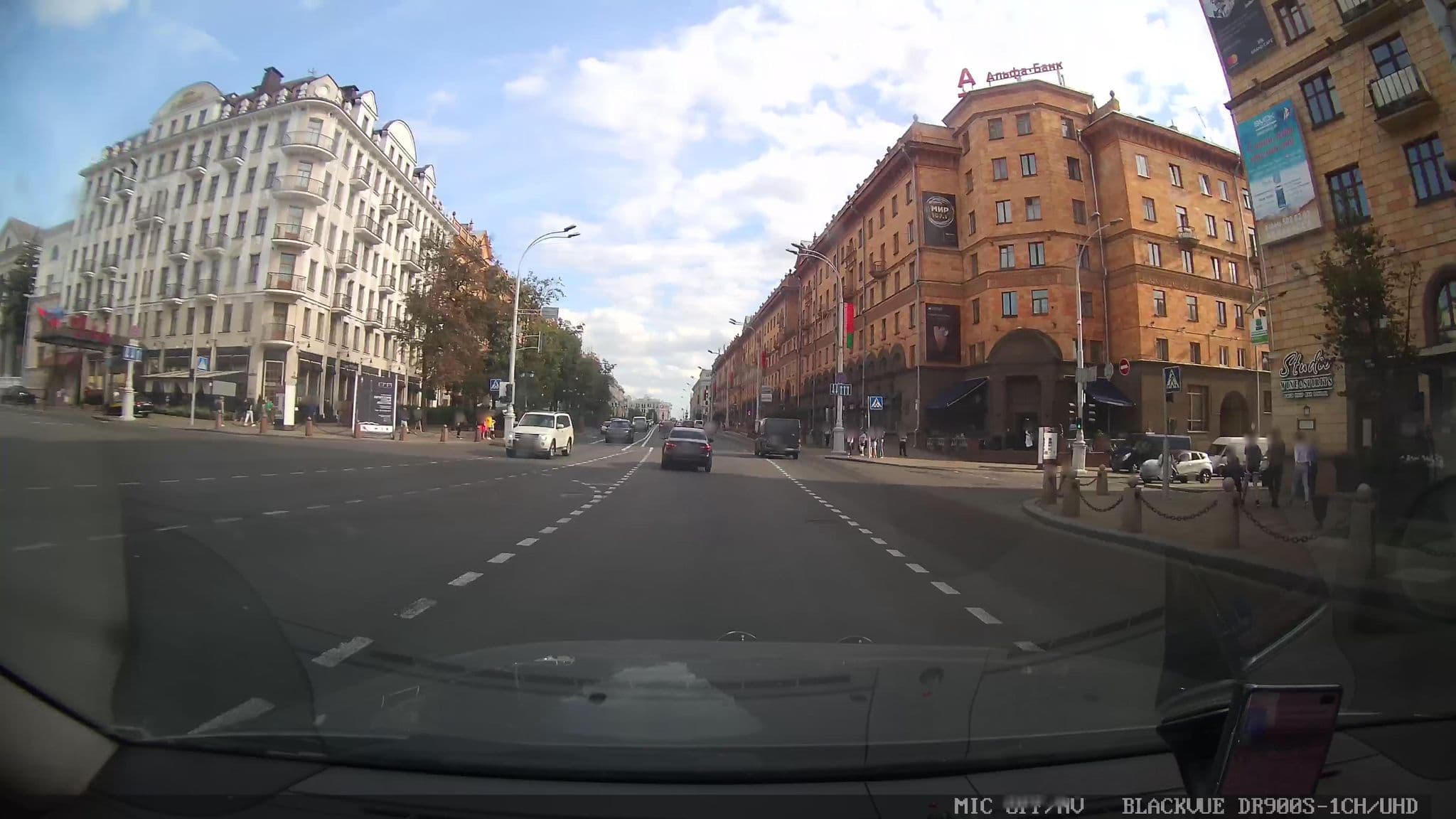 Street view near Prime apartments Svobodu 5, Minsk — © grobin (CC BY-SA · Mapillary)