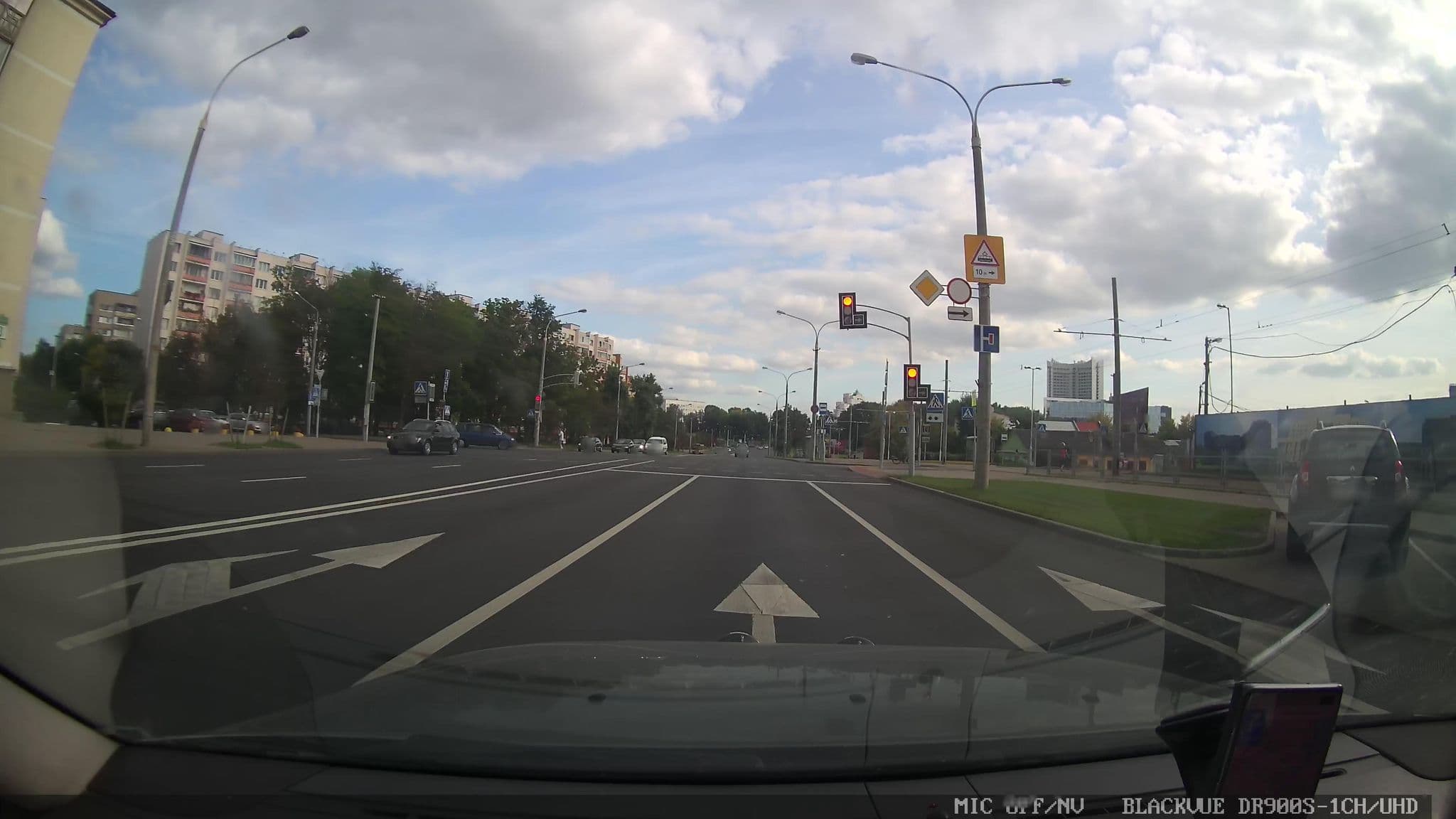 Street view near Hyatt Regency Minsk (строительство), Minsk — © grobin (CC BY-SA · Mapillary)