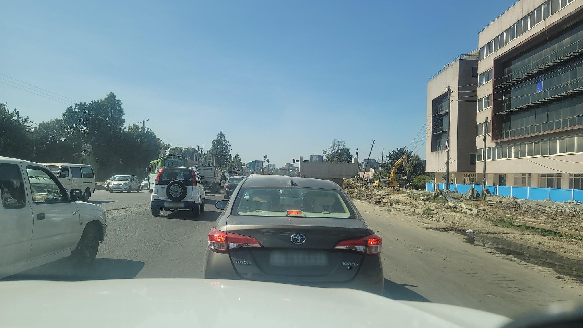 Street view near Emmad Hotel, Addis Ababa — © Mekbib (CC BY-SA · Mapillary)