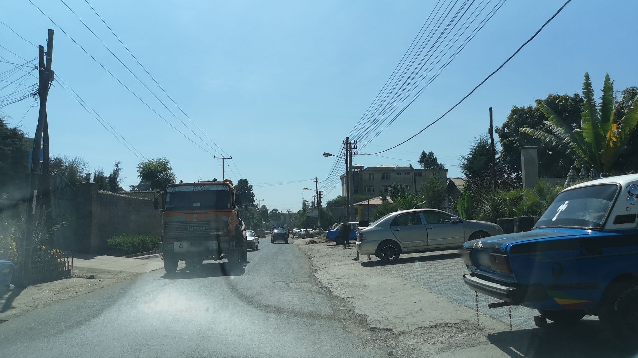 Street view near North Addis Hotel, Addis Ababa — © ckaatz (CC BY-SA · Mapillary)