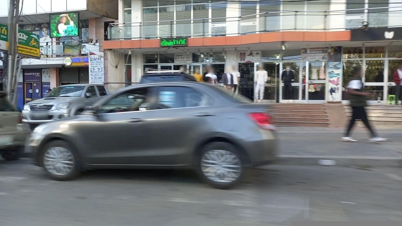 Street view near Nazra Hotel, Addis Ababa — © Regatu (CC BY-SA · Mapillary)