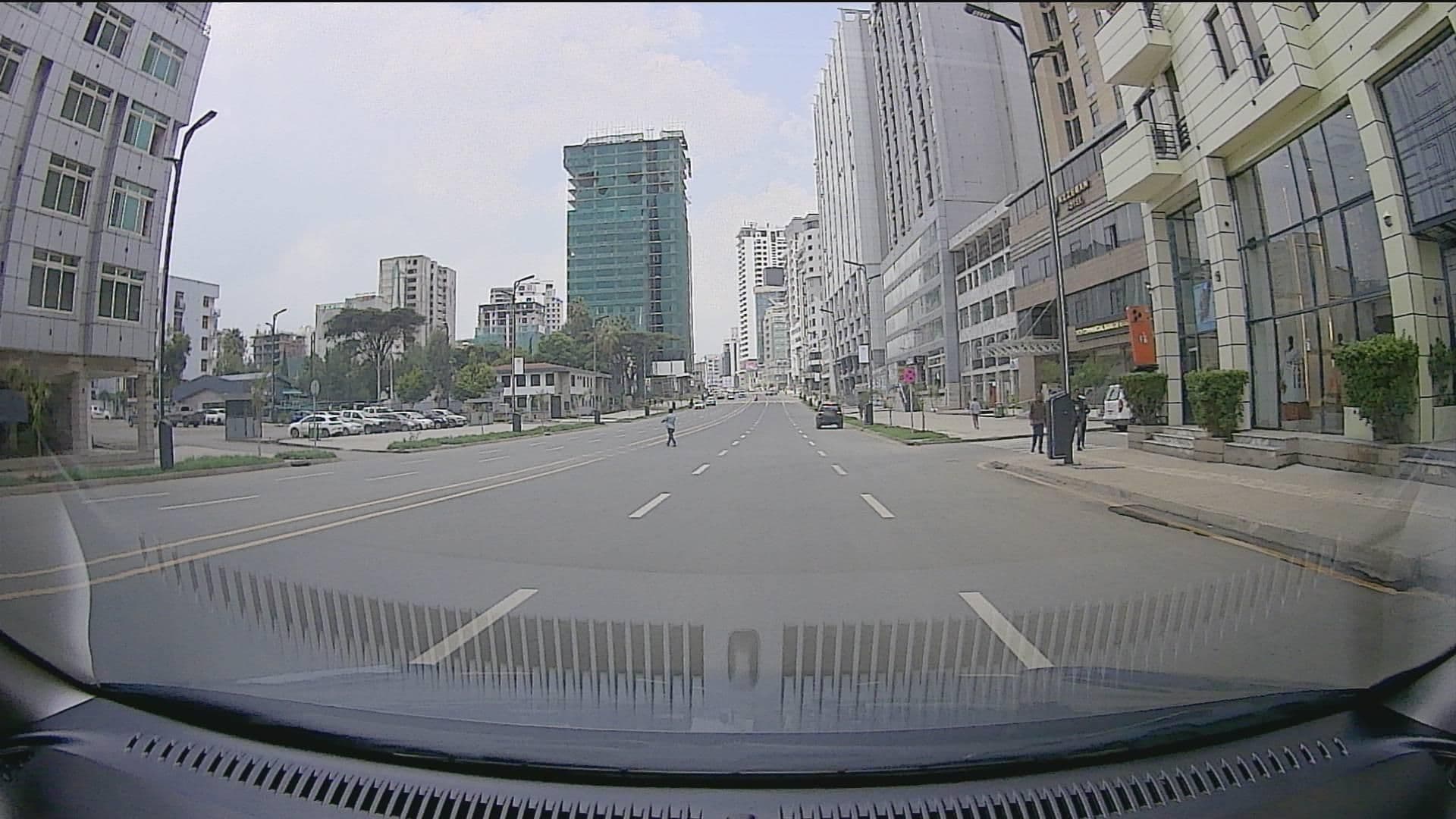 Street view near Azzeman Hotel, Addis Ababa — © amtxi (CC BY-SA · Mapillary)