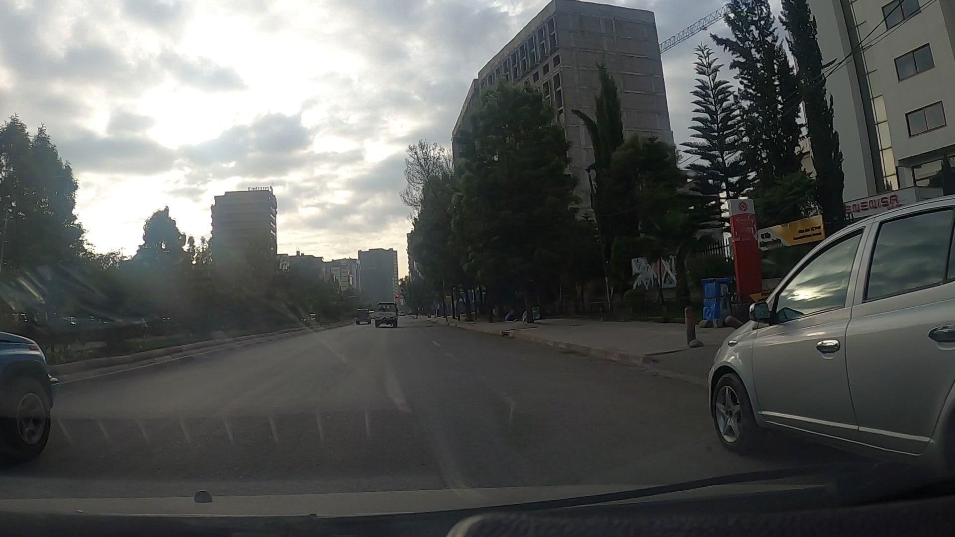 Street view near Kenanisa Hotel, Addis Ababa — © Regatu (CC BY-SA · Mapillary)