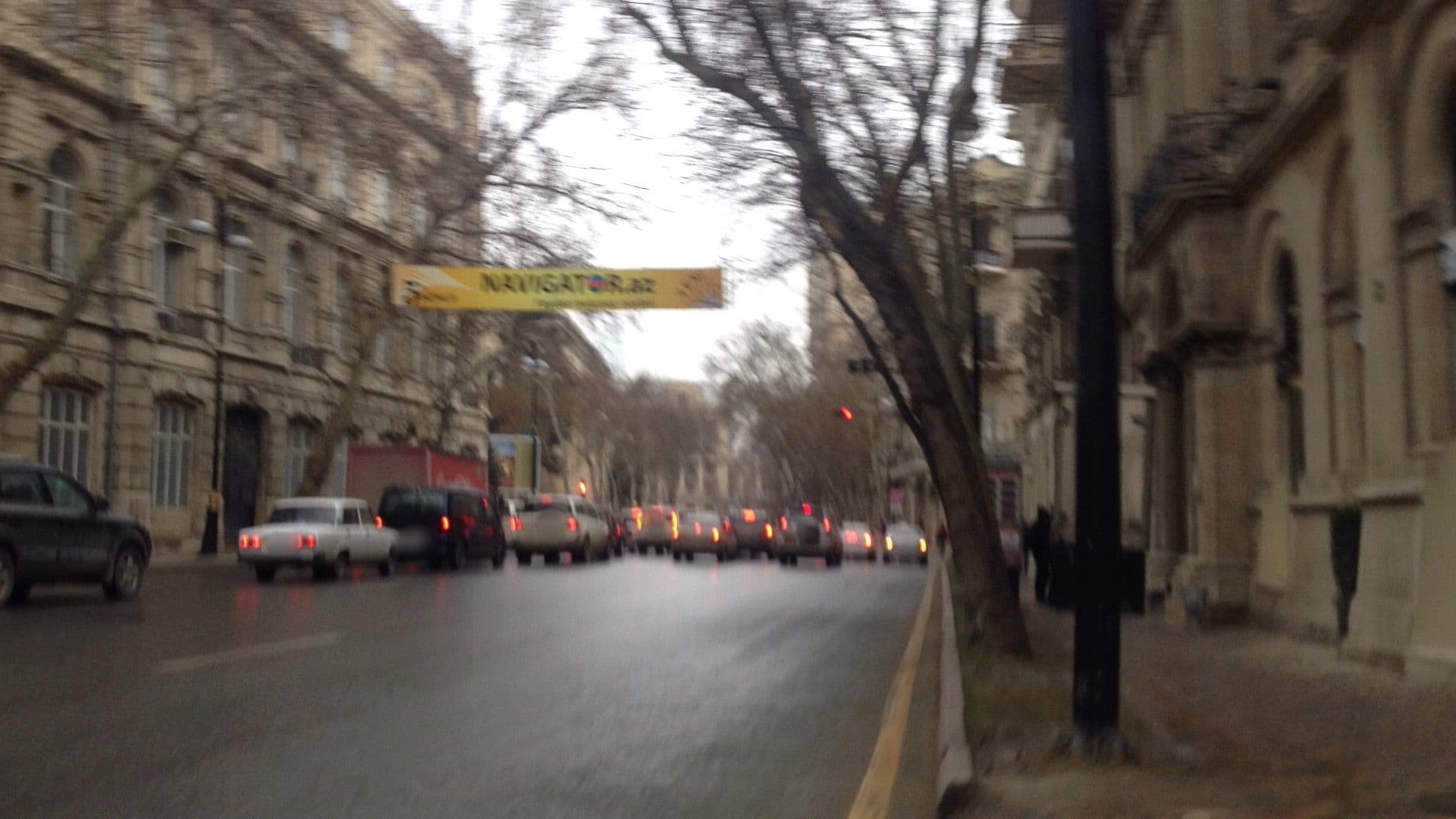 Street view near Elysium Hotel, Baku — © geomapper69 (CC BY-SA · Mapillary)