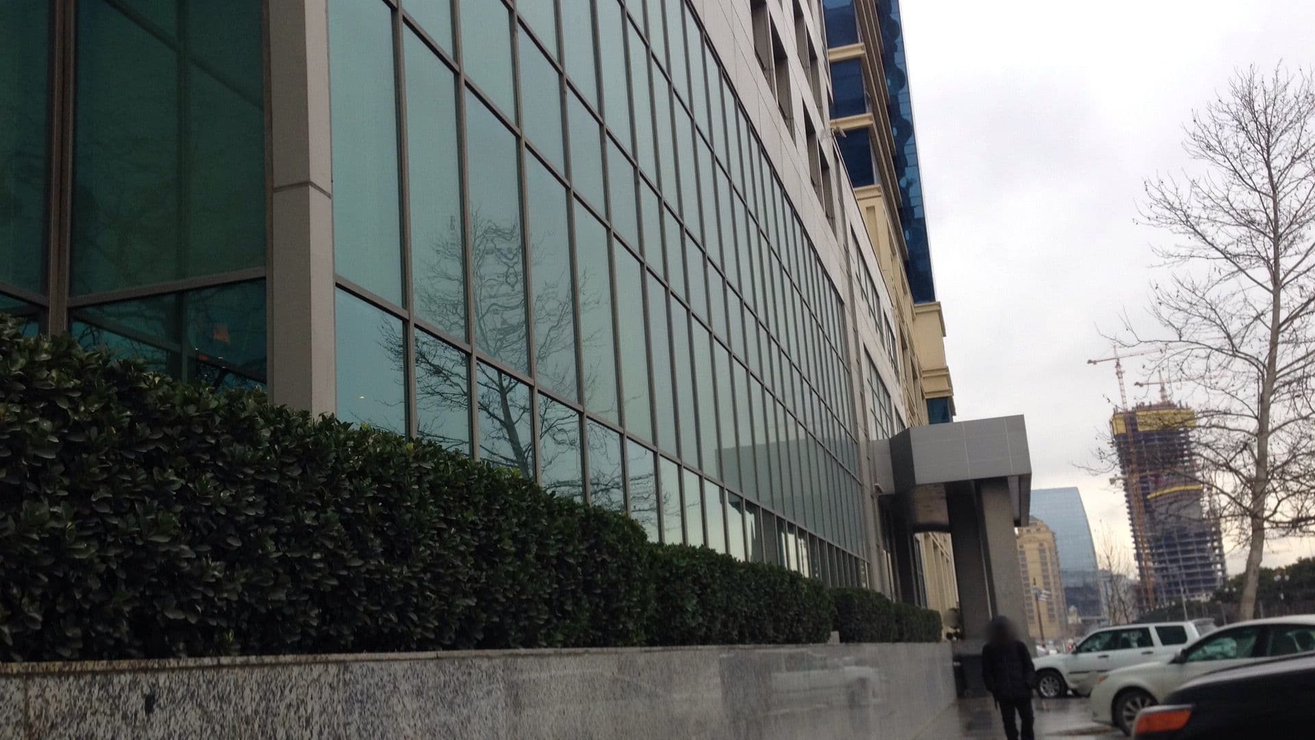 Street view near Park Inn By Radisson Baku Hotel, Baku — © geomapper69 (CC BY-SA · Mapillary)