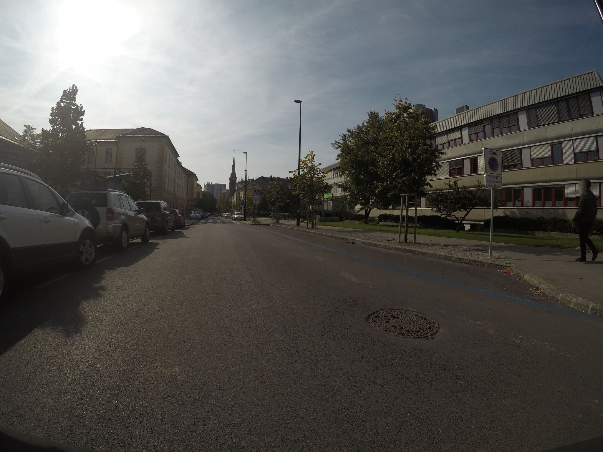 Street view near Ljubljana Capsule Hotel, Ljubljana — © chrisbeddow (CC BY-SA · Mapillary)