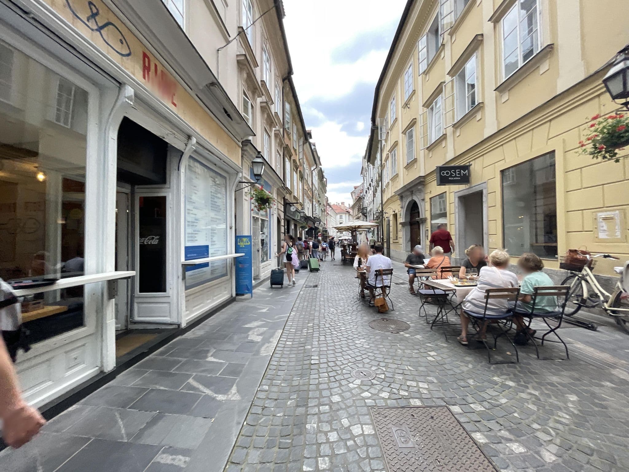 Street view near Sweet 16 Studio, Ljubljana — © filipb (CC BY-SA · Mapillary)