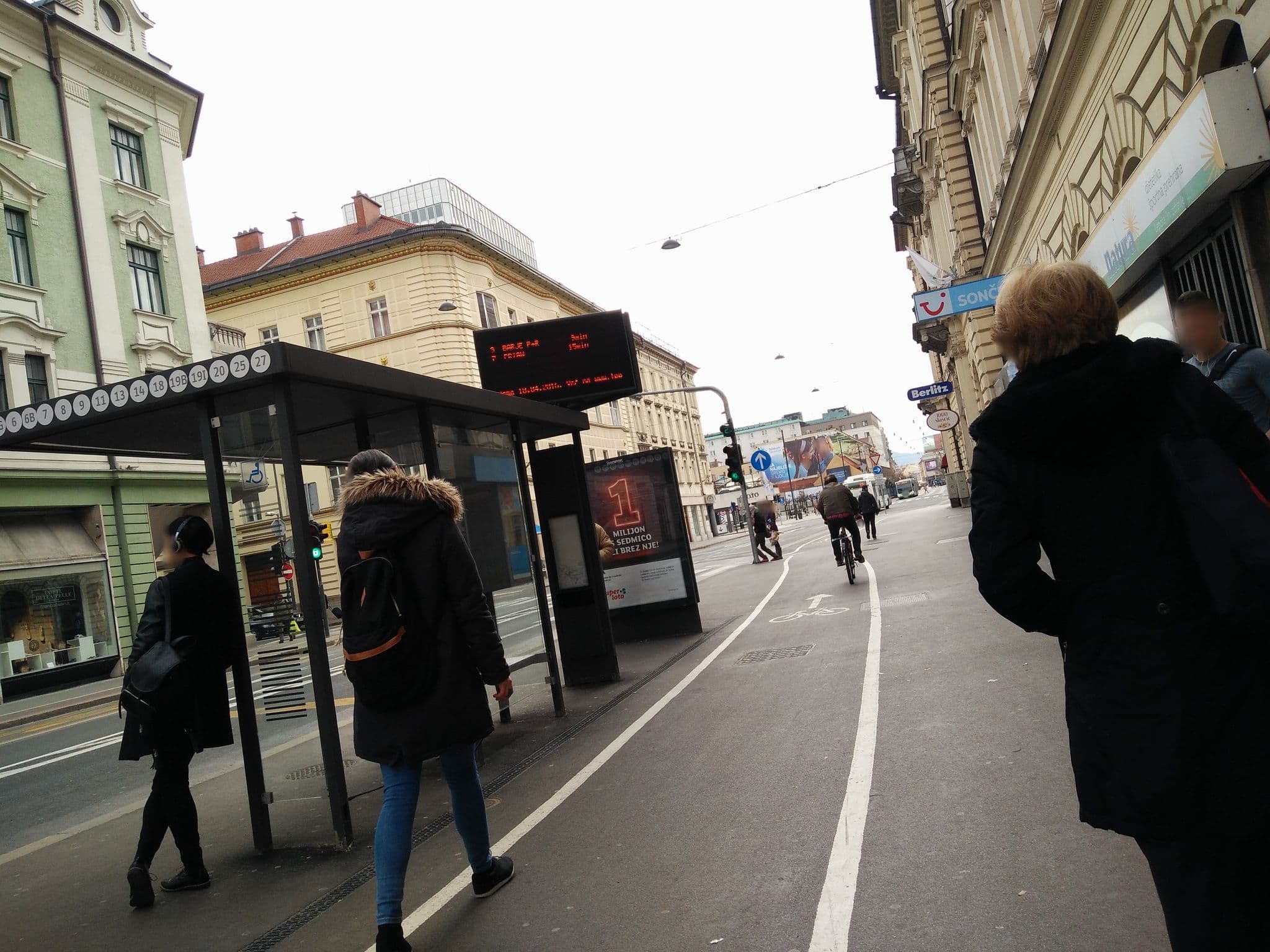 Street view near Zeppelin Hostel, Ljubljana — © map_hard (CC BY-SA · Mapillary)