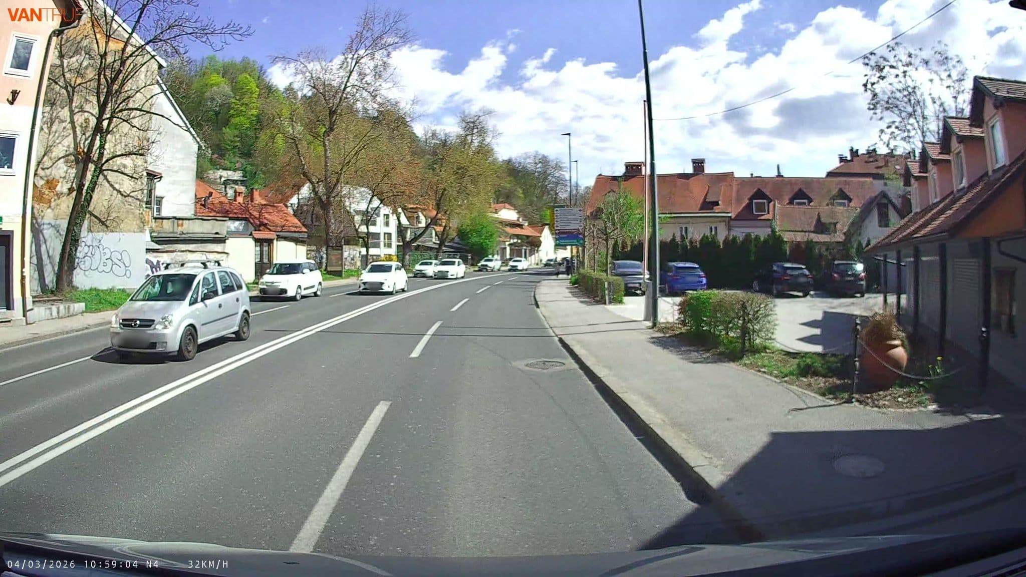 Street view near Hotel Bloom, Ljubljana — © lucia_ (CC BY-SA · Mapillary)