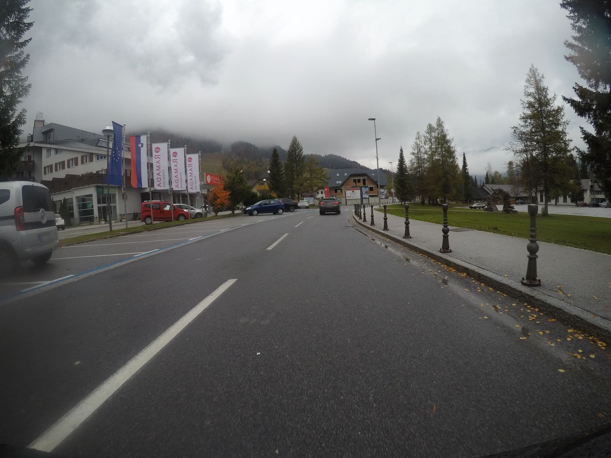 Street view near Aqua Vita Larix, Kranjska Gora — © chrisbeddow (CC BY-SA · Mapillary)