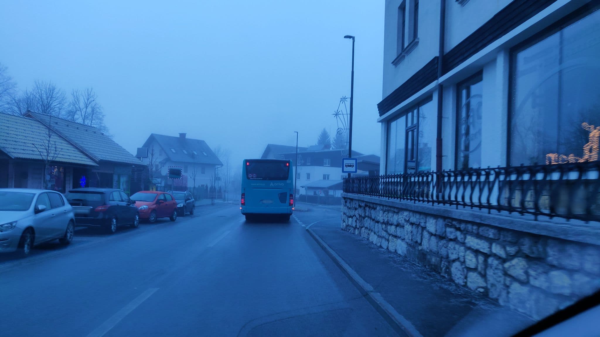 Street view near House Budkovic, Bohinjska Bistrica — © stefanb (CC BY-SA · Mapillary)