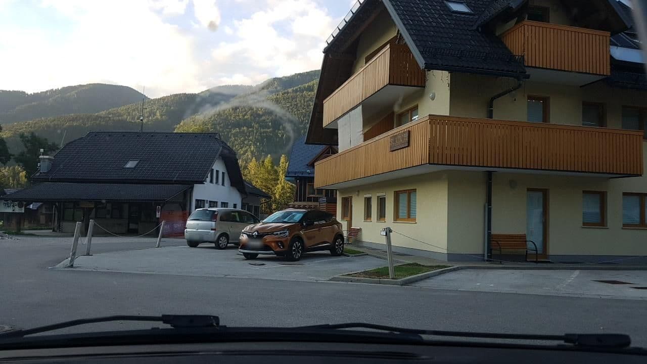 Street view near Apartmaji Blažič, Kranjska Gora — © mik007 (CC BY-SA · Mapillary)