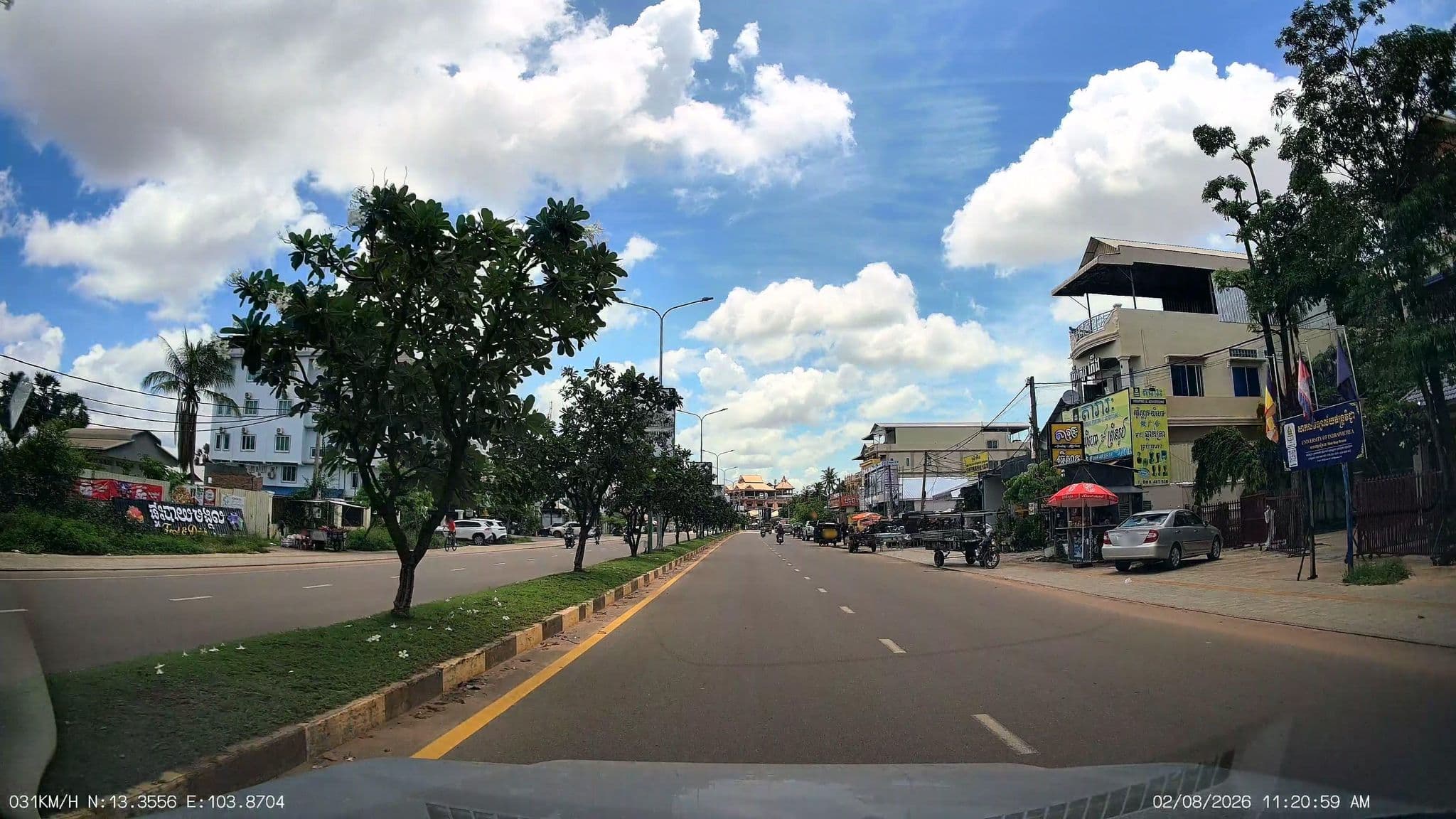 Street view near Siem Reap Ever Green Hotel, Siem Reap — © ThailandCambodia (CC BY-SA · Mapillary)