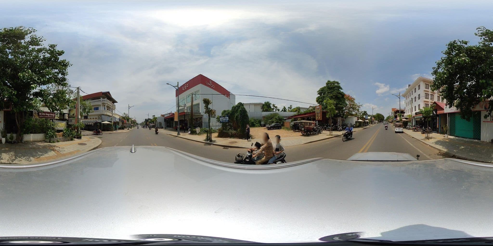 Street view near White Rabbit Hostel, Siem Reap — © ThailandCambodia (CC BY-SA · Mapillary)