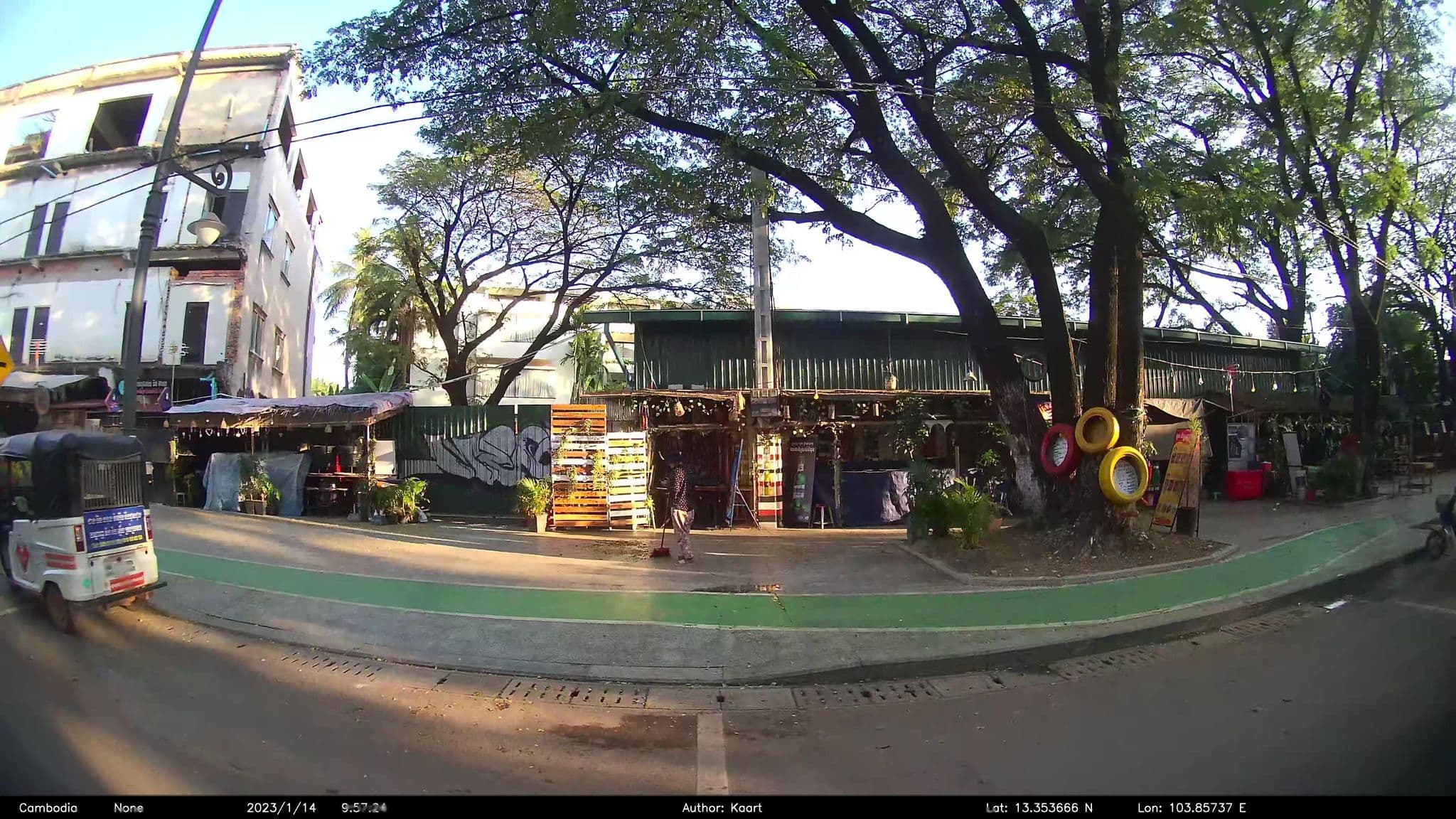 Street view near Aspara Residences, Siem Reap — © kaart_2 (CC BY-SA · Mapillary)