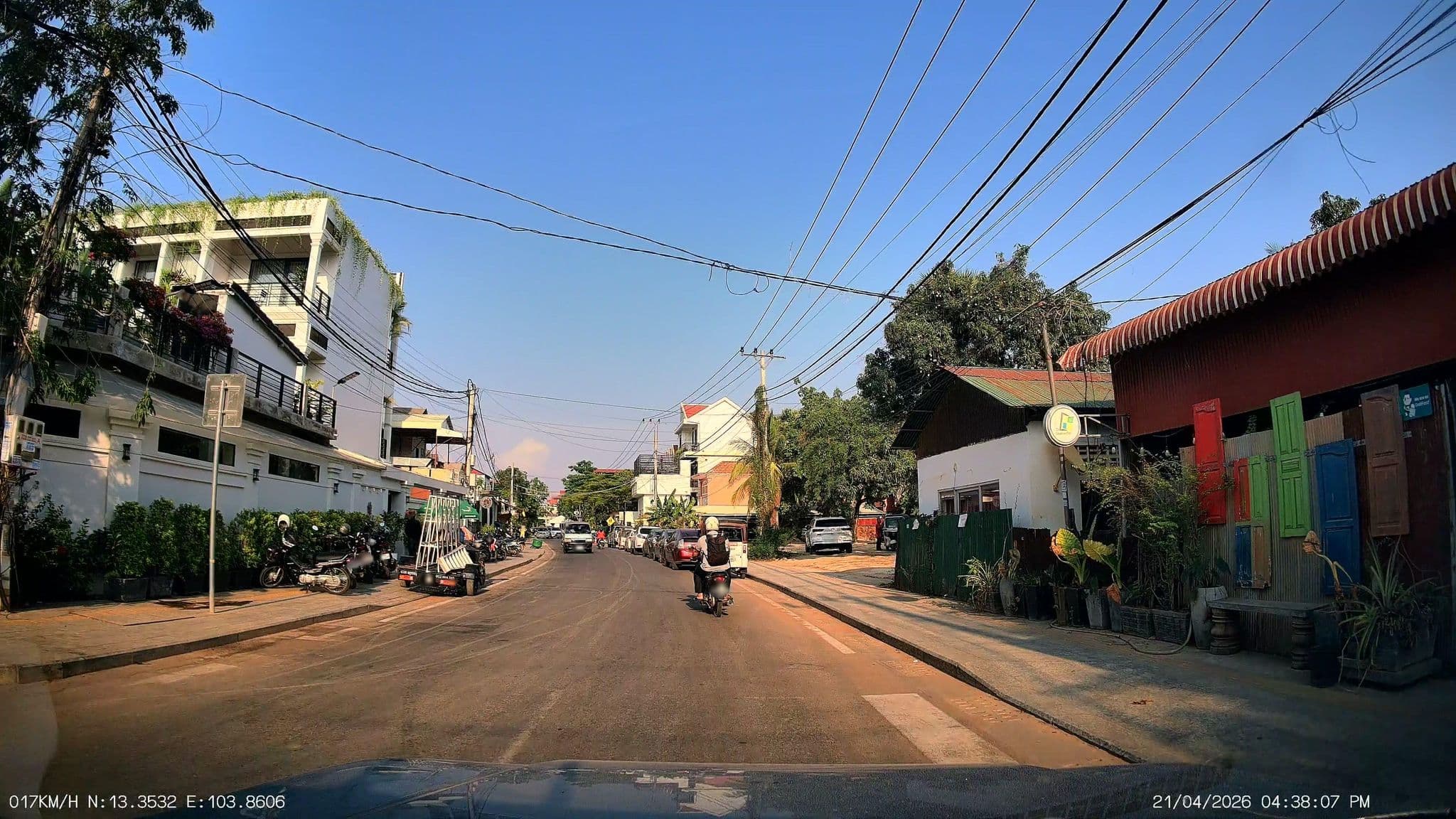 Street view near Khmer House Boutique, Siem Reap — © ThailandCambodia (CC BY-SA · Mapillary)