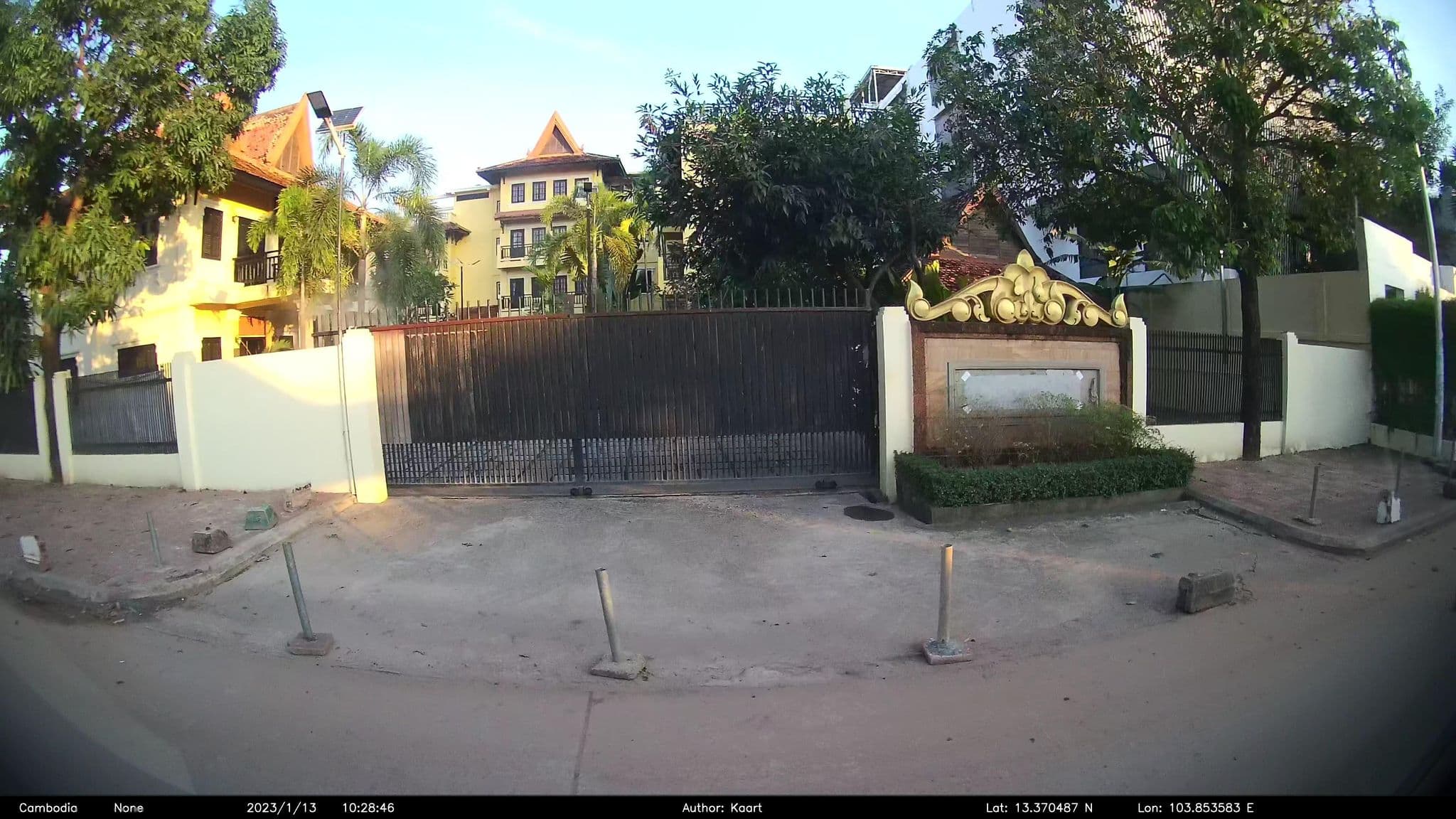 Street view near The Third Fold Residence, Siem Reap — © kaart_2 (CC BY-SA · Mapillary)