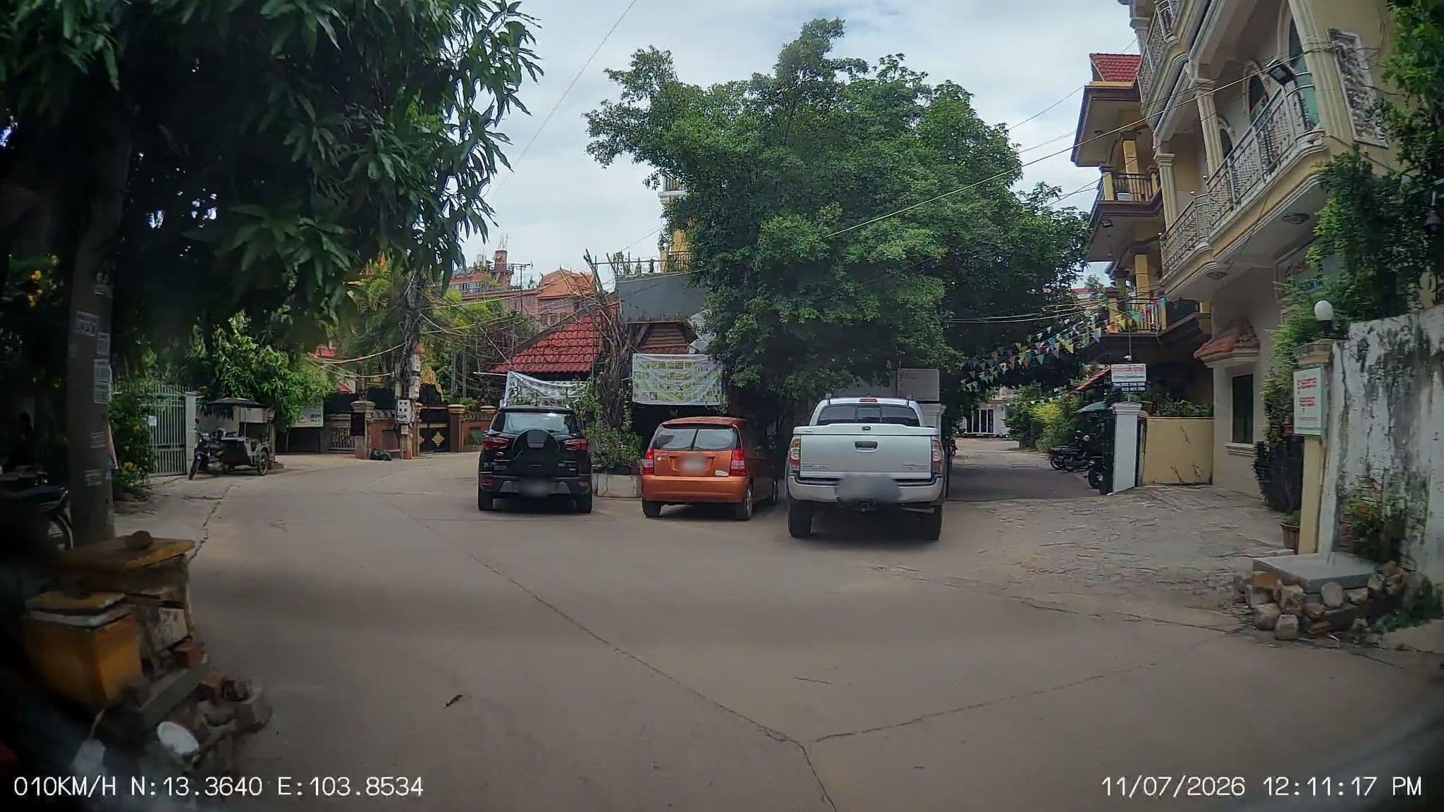 Street view near Harmony Indochine d'Angkor, Siem Reap — © ThailandCambodia (CC BY-SA · Mapillary)