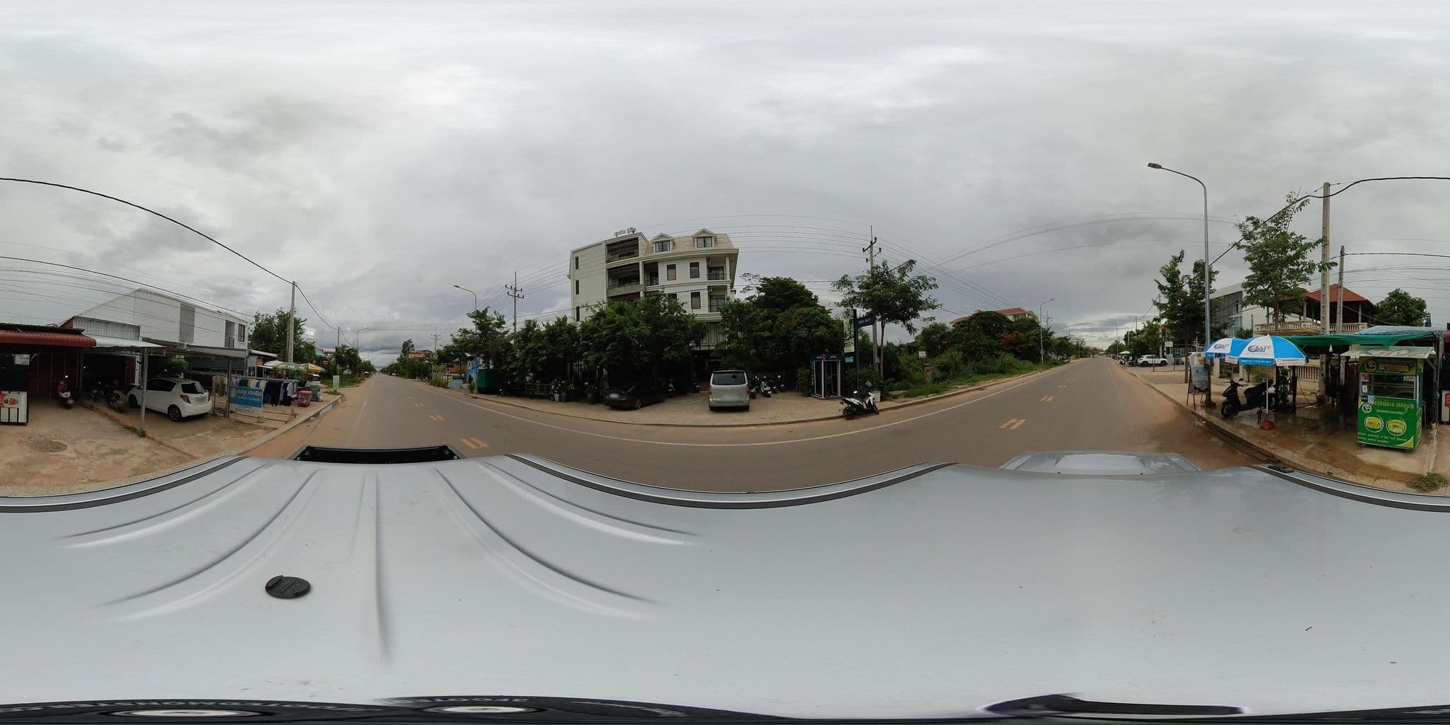Street view near Plumeria residence, Siem Reap — © ThailandCambodia (CC BY-SA · Mapillary)