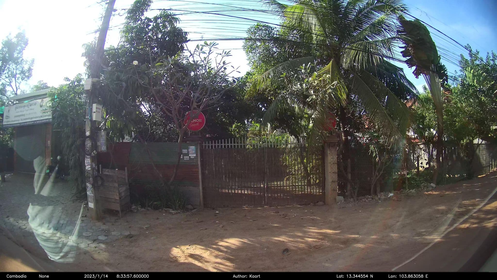 Street view near Spring Palace Boutique Hotel, Siem Reap — © kaart_2 (CC BY-SA · Mapillary)