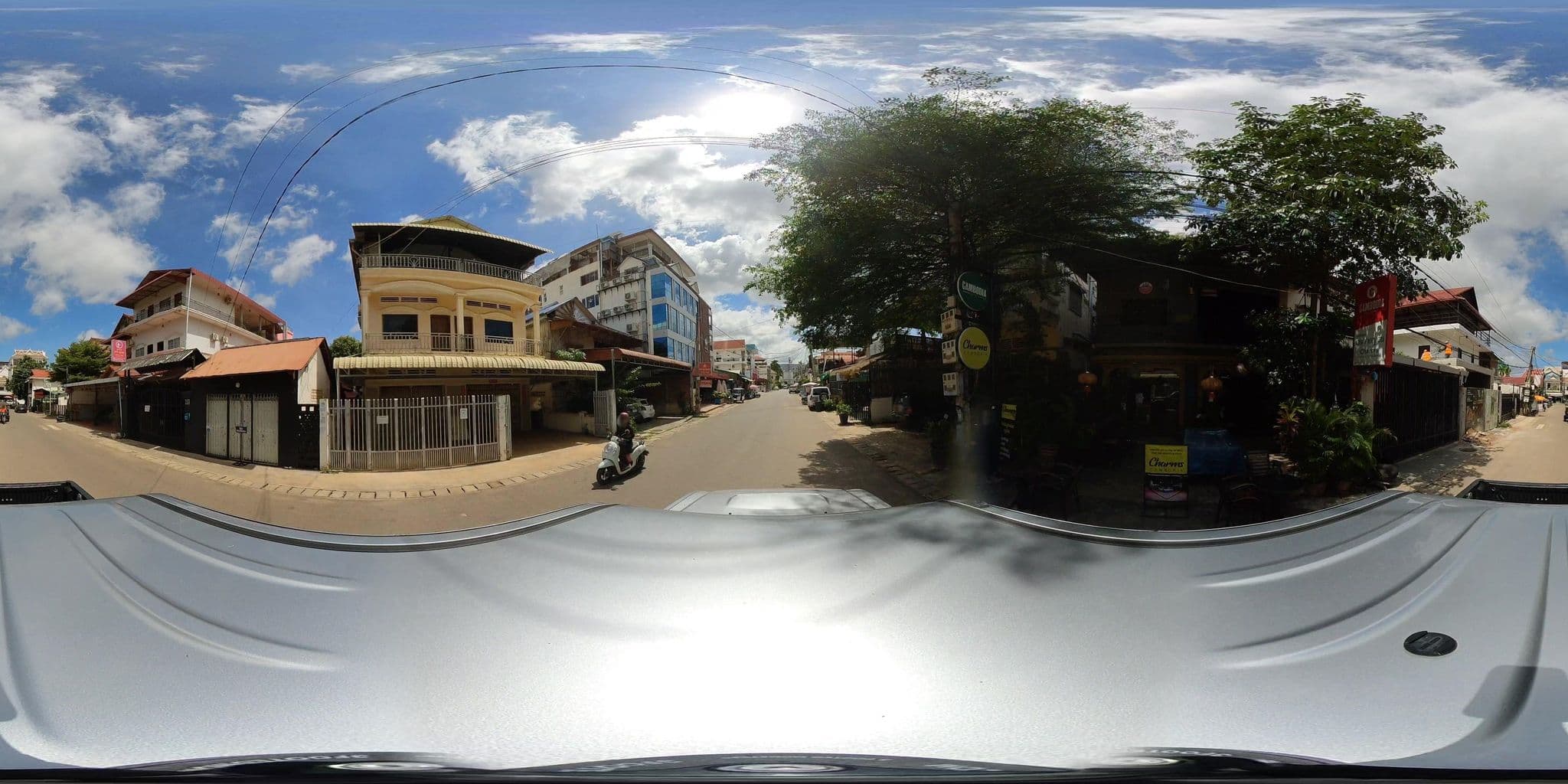 Street view near Angkor Honey Villa, Siem Reap — © ThailandCambodia (CC BY-SA · Mapillary)