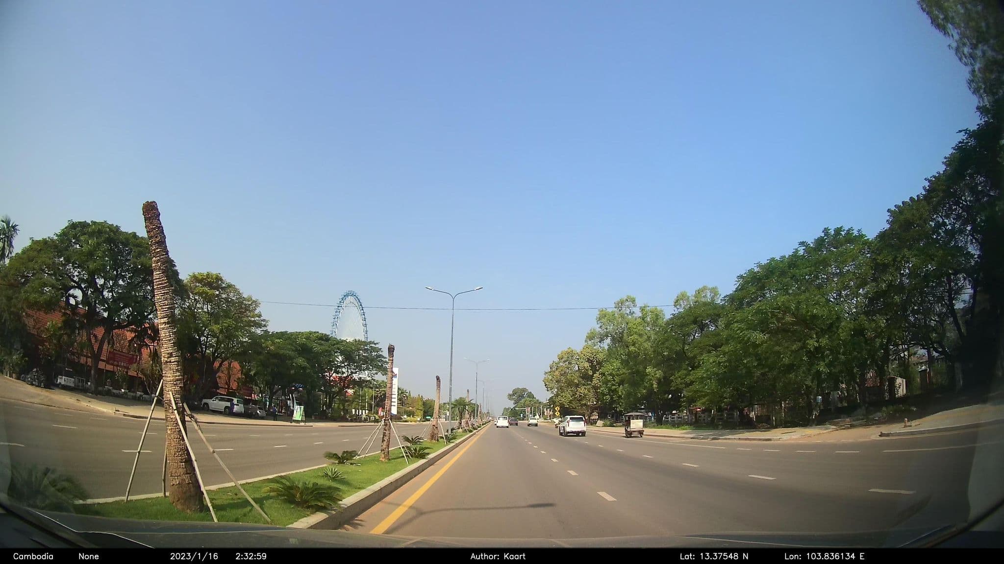 Street view near Hotel Cozyna Angkor Siem Reap, Siem Reap — © kaart_2 (CC BY-SA · Mapillary)