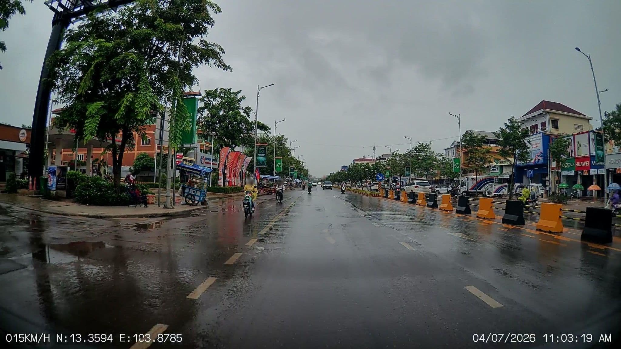 Street view near Smiling Hotel Pool, Siem Reap — © ThailandCambodia (CC BY-SA · Mapillary)