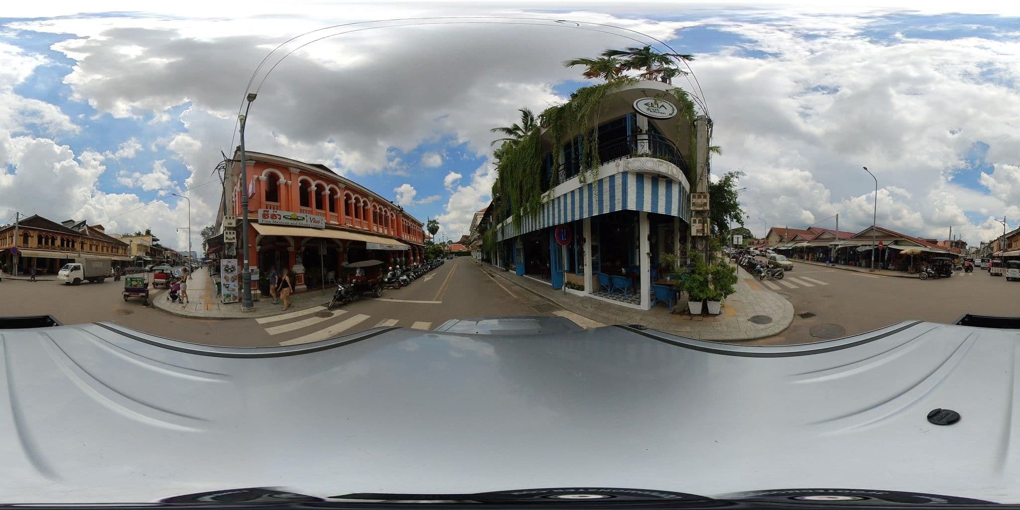 Street view near Viva Hotel, Siem Reap — © ThailandCambodia (CC BY-SA · Mapillary)