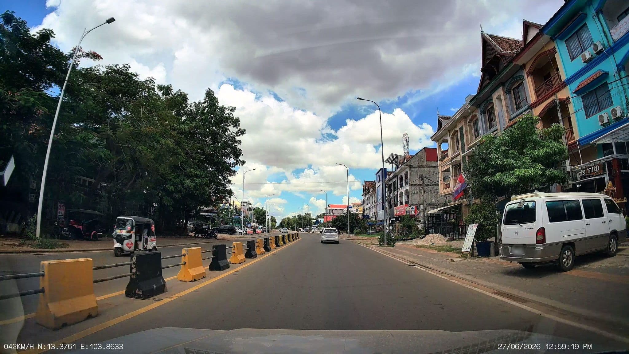 Street view near Angkor Santepheap Villa, Siem Reap — © ThailandCambodia (CC BY-SA · Mapillary)