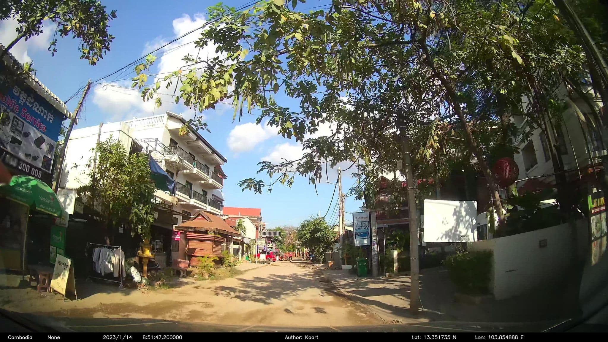 Street view near Hostelling International Siem Reap, Siem Reap — © kaart_2 (CC BY-SA · Mapillary)