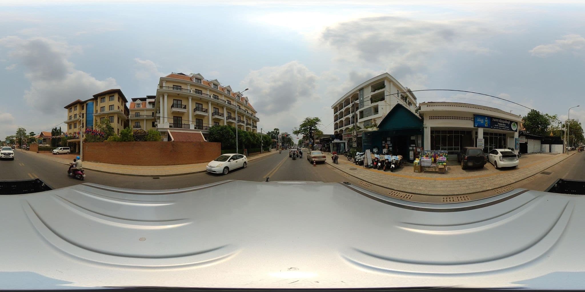 Street view near Paradise Villa Hotel, Siem Reap — © ThailandCambodia (CC BY-SA · Mapillary)