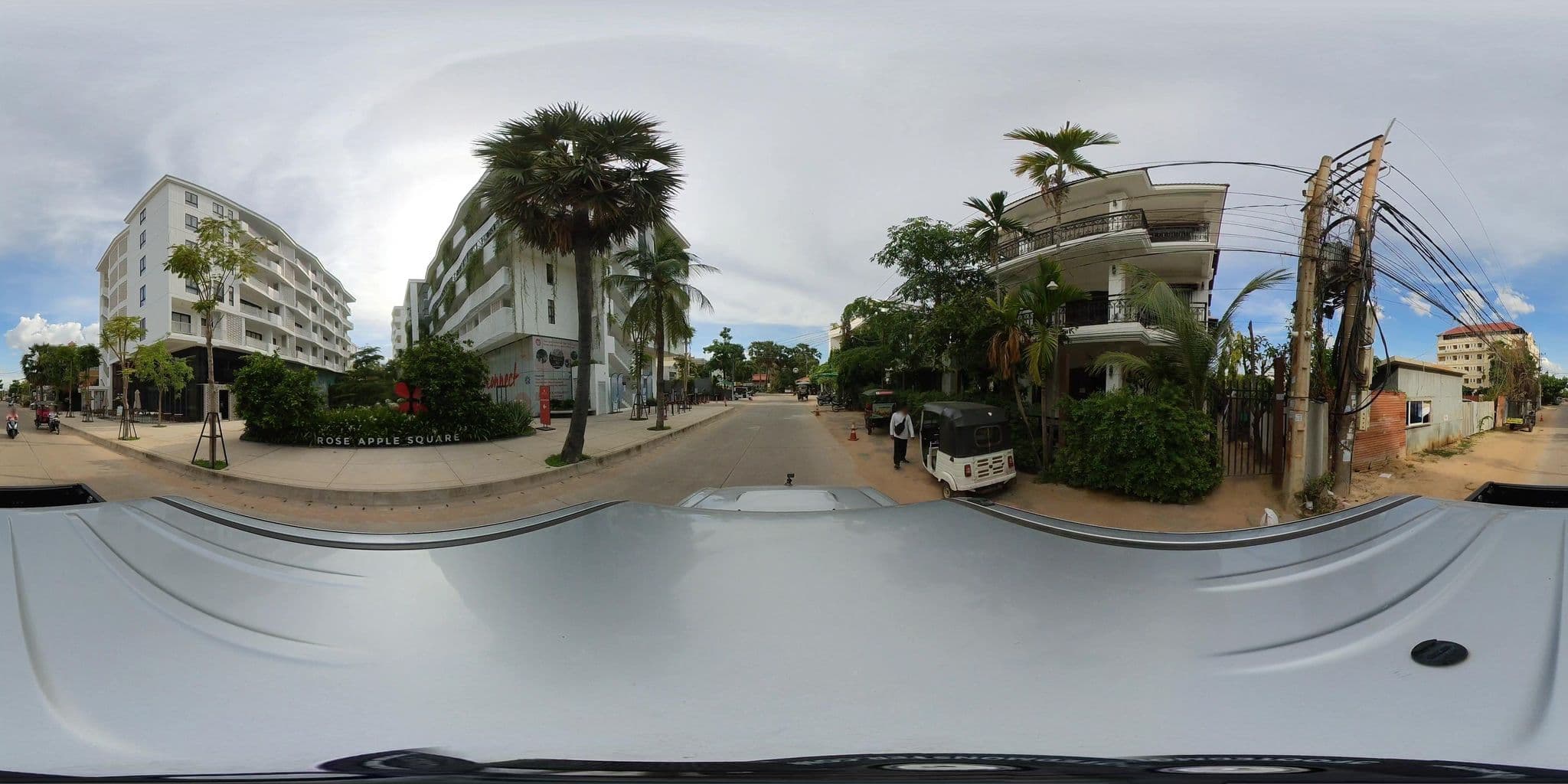 Street view near Grand Bayon Boutique Hotel, Siem Reap — © ThailandCambodia (CC BY-SA · Mapillary)