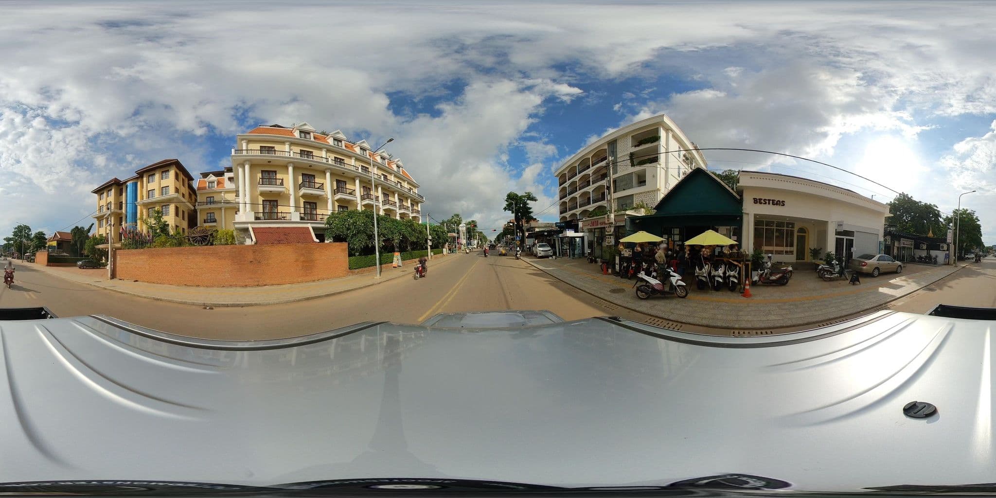 Street view near Mekong Boutique Hotel, Siem Reap — © ThailandCambodia (CC BY-SA · Mapillary)