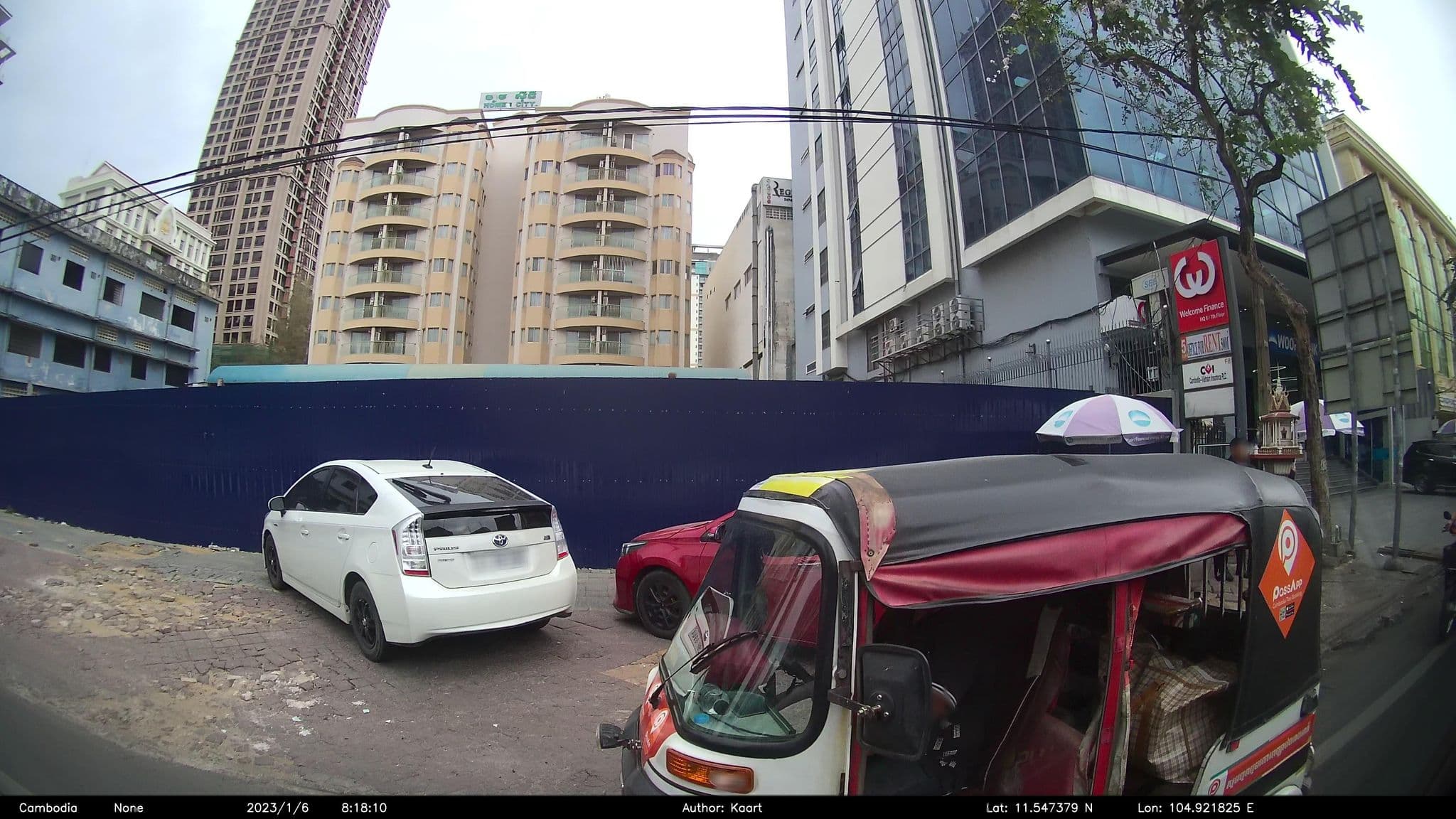 Street view near Somewhere, Phnom Penh — © kaart_2 (CC BY-SA · Mapillary)