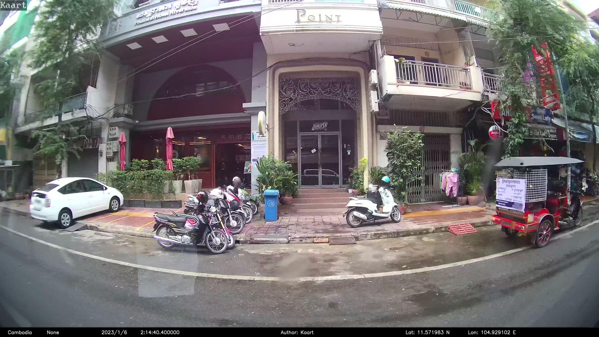 Street view near 普明酒店, Phnom Penh — © kaart_2 (CC BY-SA · Mapillary)