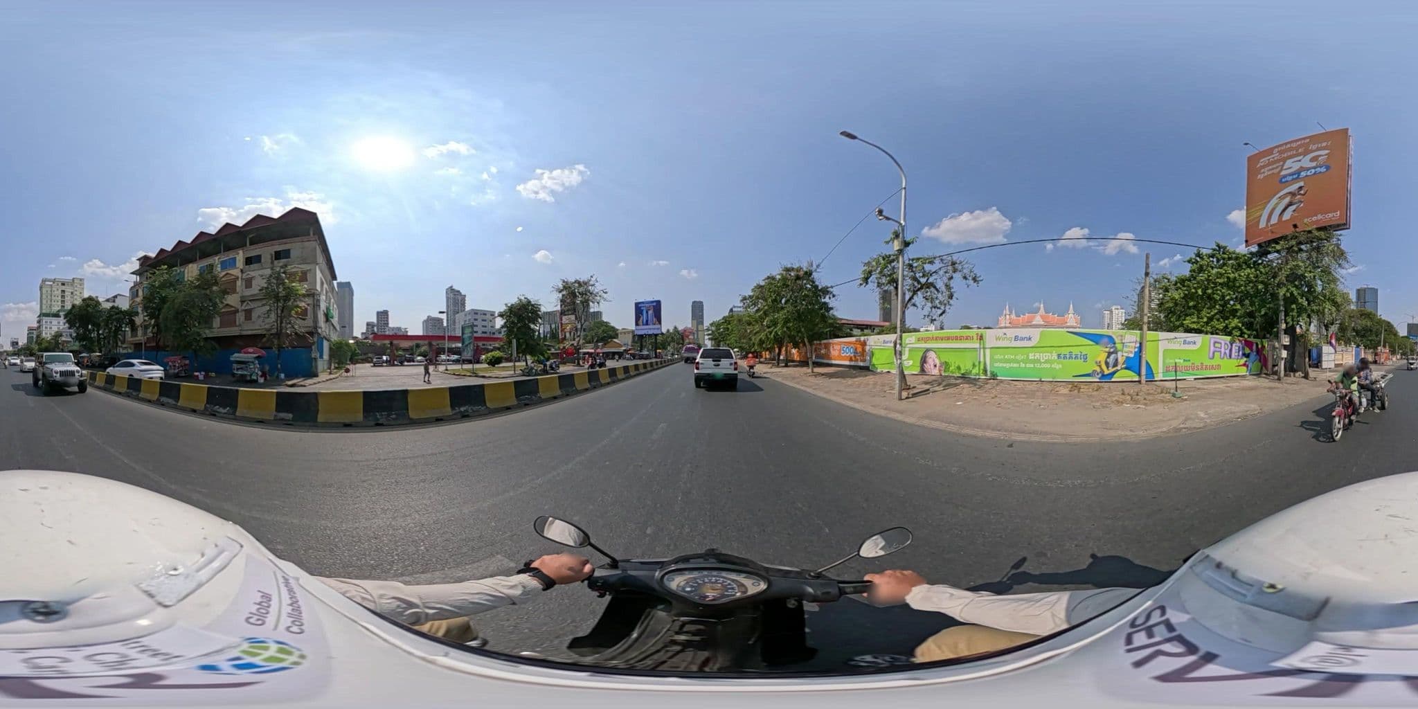 Street view near Comfort Star Hotel Phnom Penh, Tuŏl Tumpung — © vteck (CC BY-SA · Mapillary)