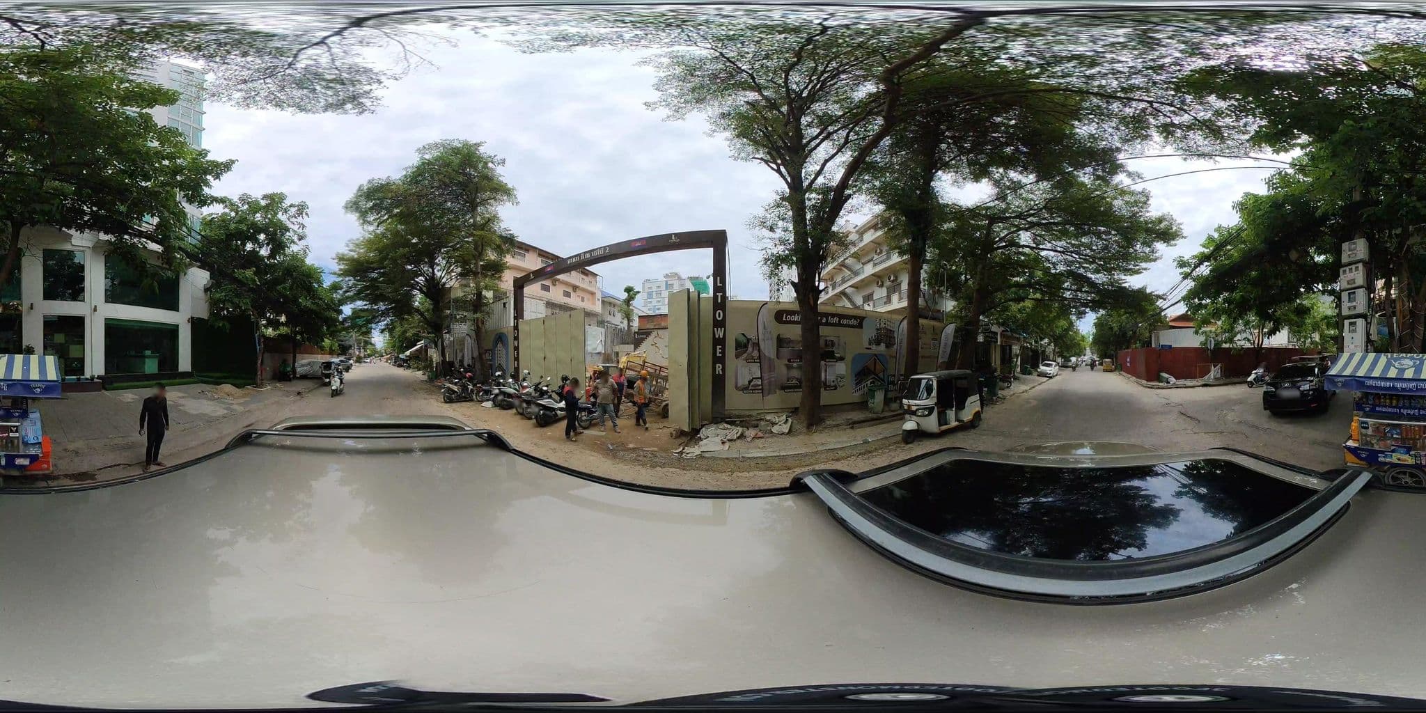 Street view near Colina Boutique Hotel, Tuŏl Tumpung — © ThailandCambodia (CC BY-SA · Mapillary)