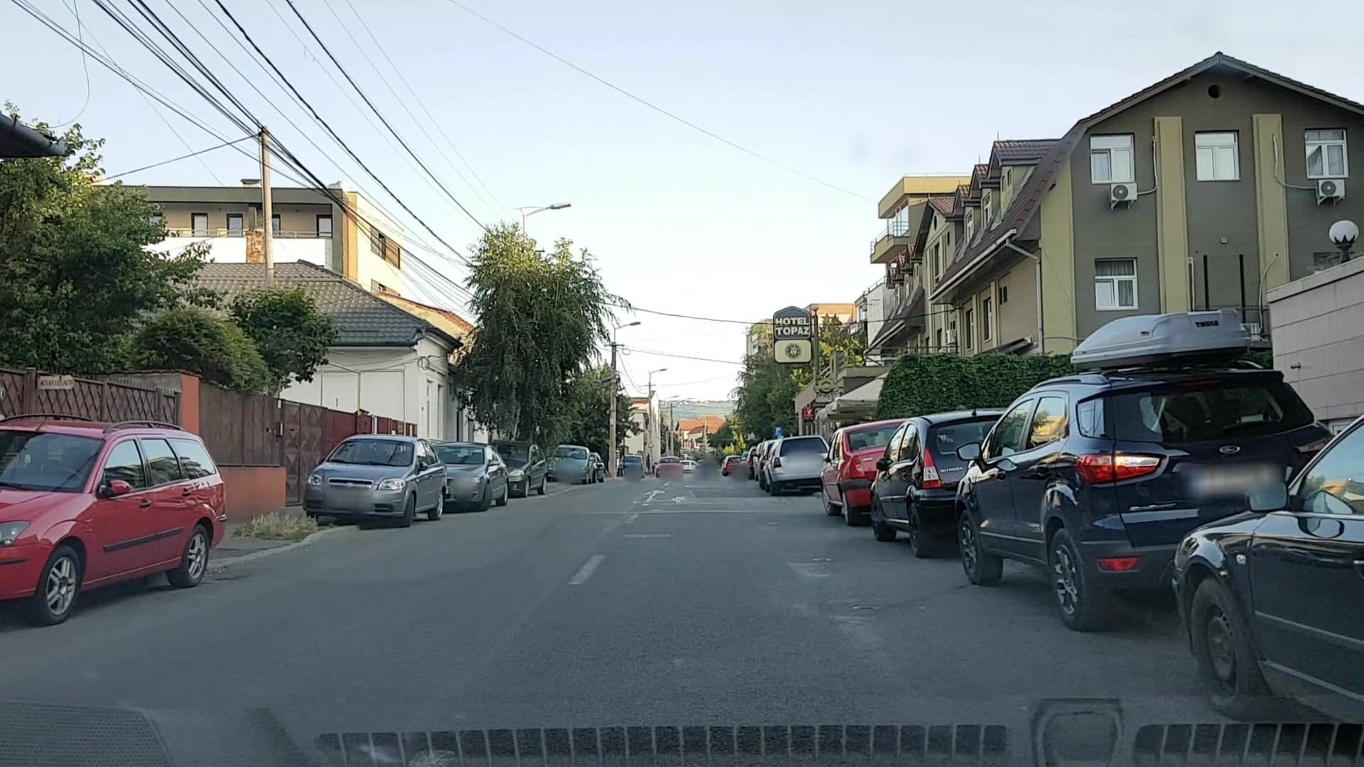 Street view near Hotel Onix, Cluj-Napoca