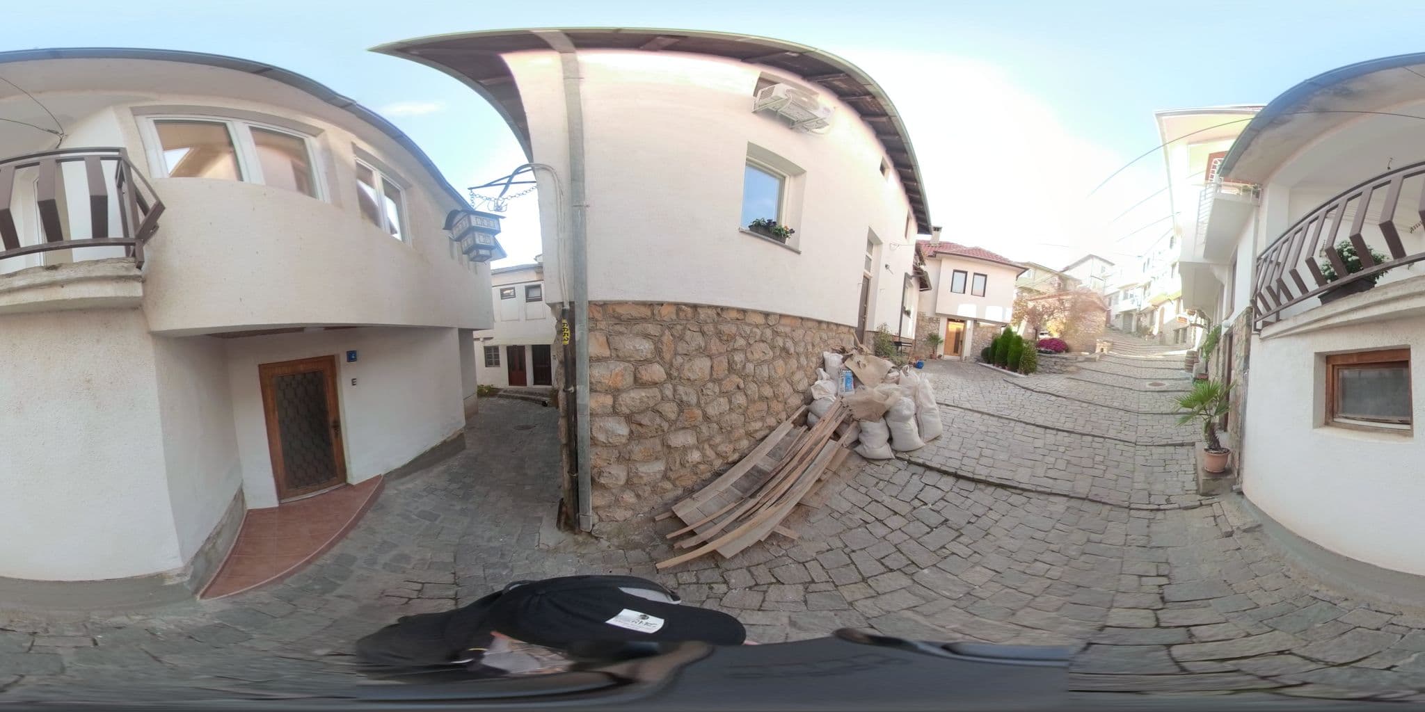 Street view near Villa Jovan, Ohrid — © akyrkou (CC BY-SA · Mapillary)